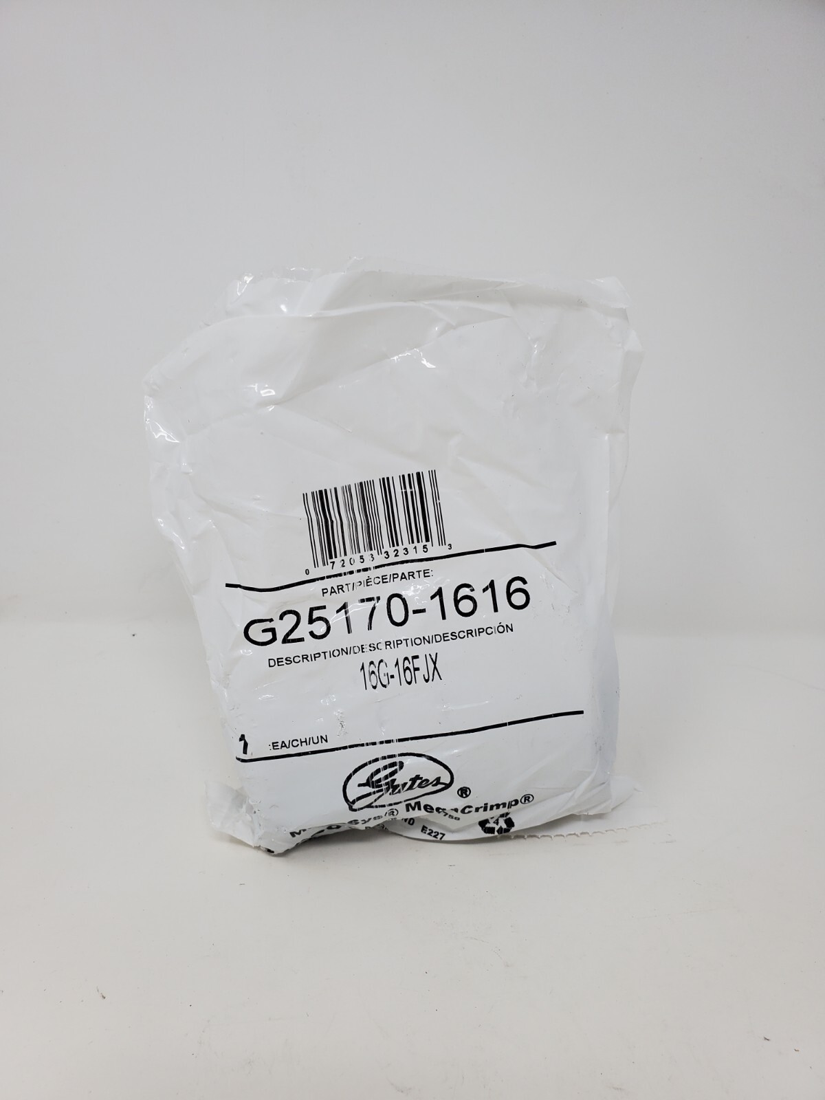 GATES® G25170-1616 - MEGACRIMP™ 1" x 4.24' (16G116FJX) FEMALE JIC 37° FLARE SWIV