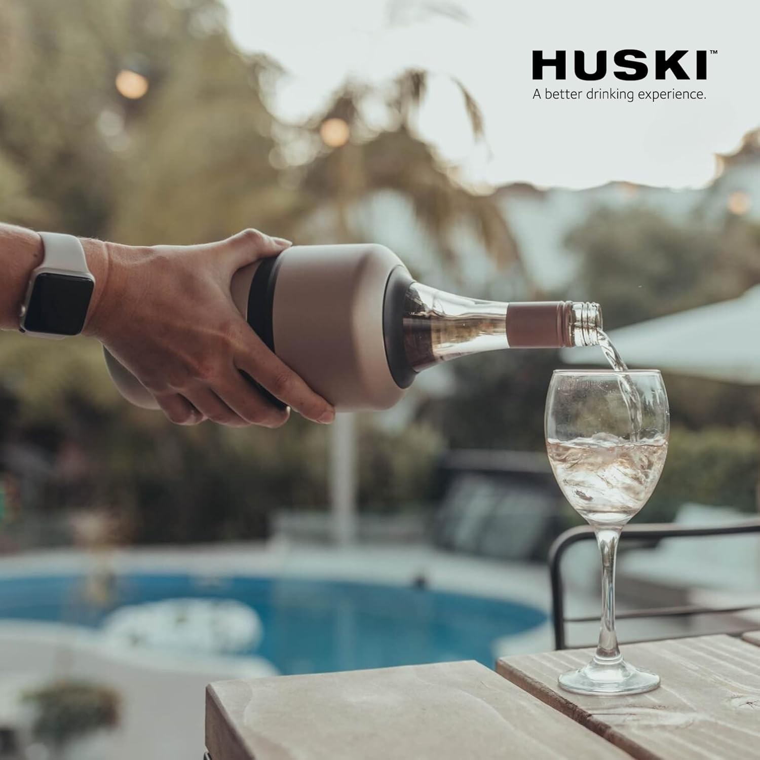 Next Generation Stainless Wine Cooler - Keeps Wine Perfectly Chilled 6 Hours