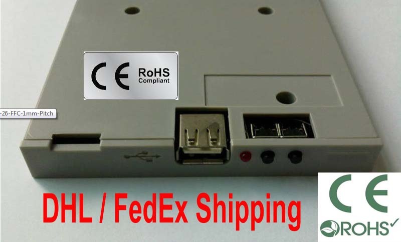 Floppy Drive Emulator for Barudan embroidery machine 720kb DD with 26 pin FFC