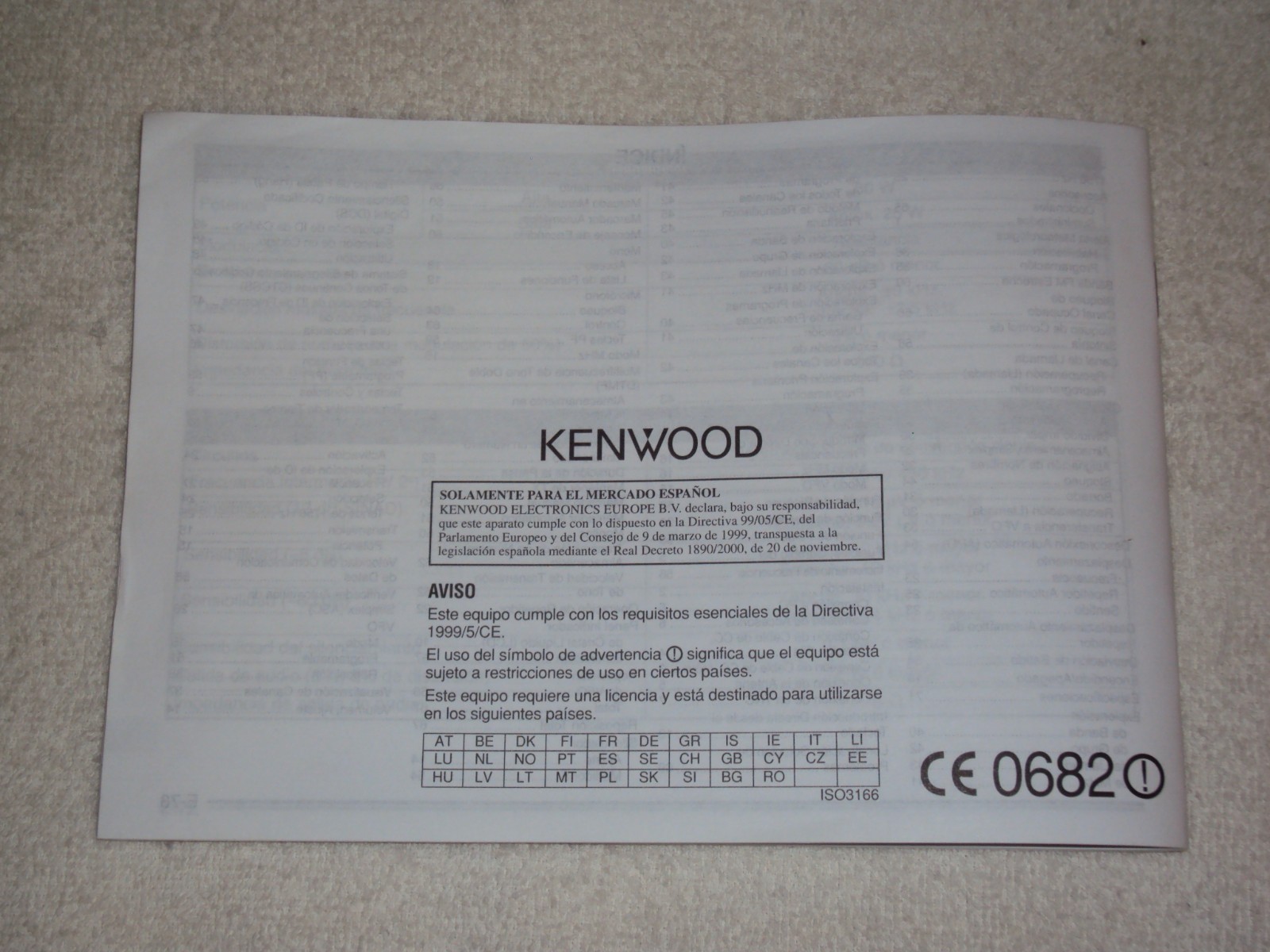 Kenwood TM 271A / 271E Instruction Manual (Spanish Version)