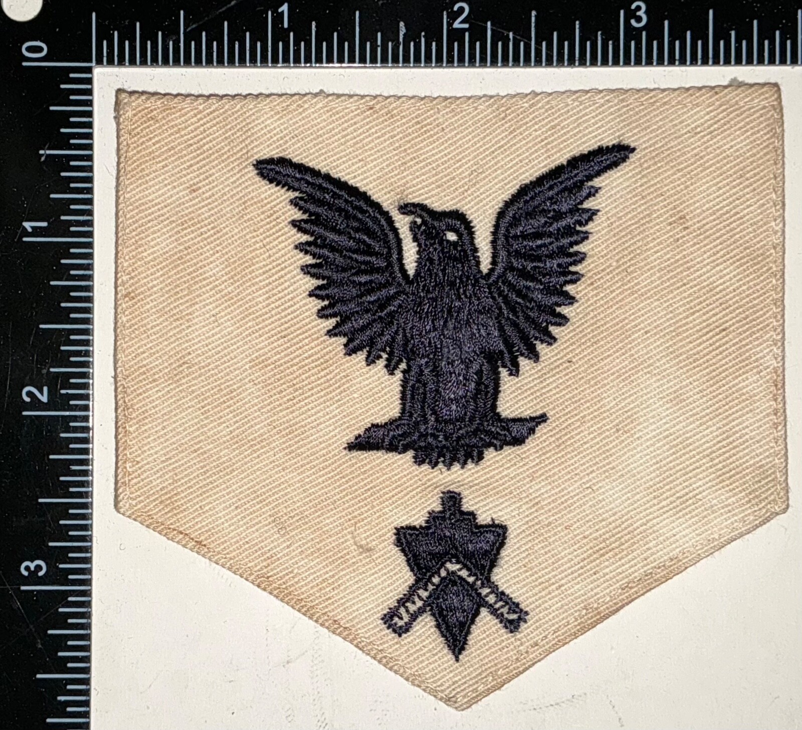 USN Navy Builder Petty Officer Class Rate NO CHEVRONS Patch
