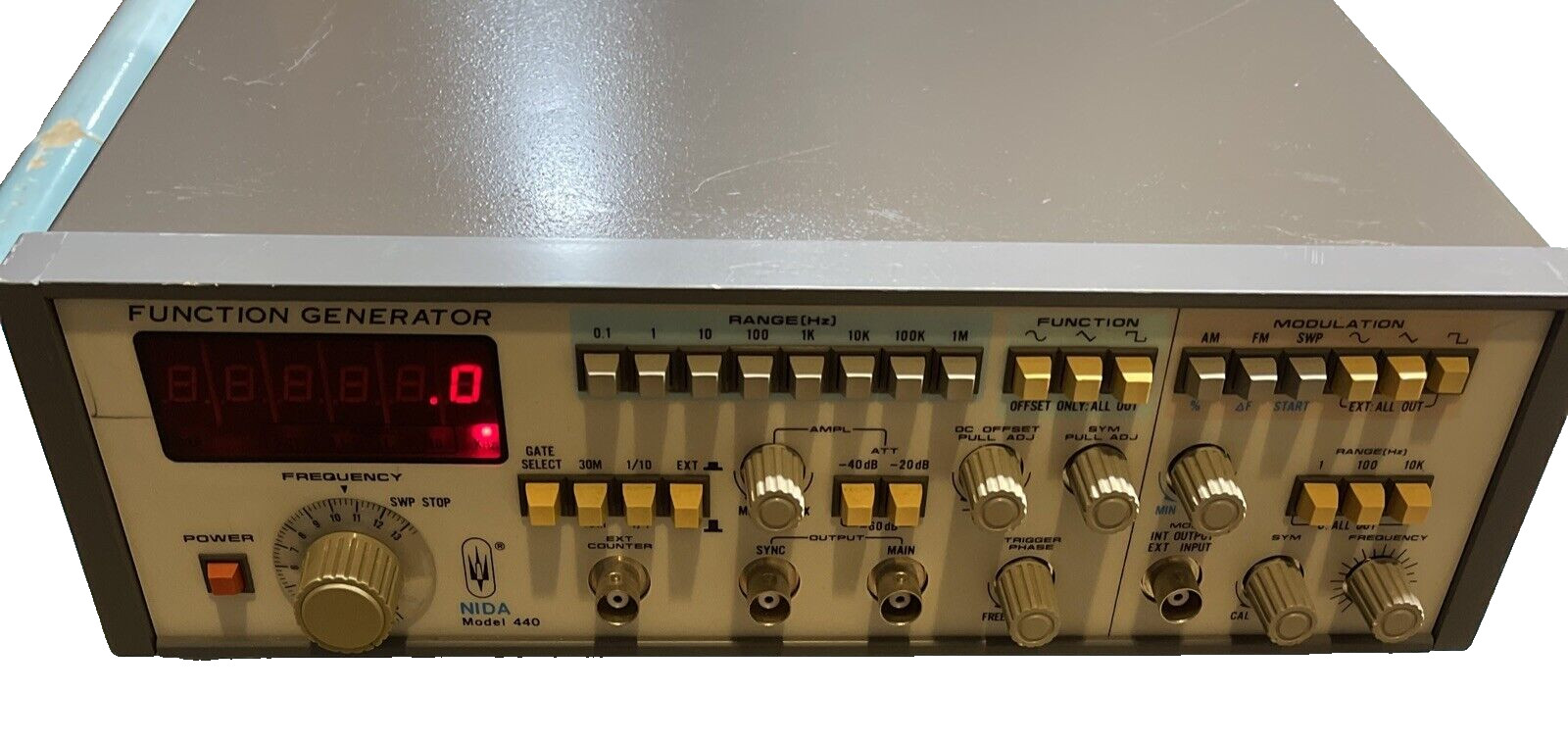 NIDA  440 signal function generator Working Ships Free
