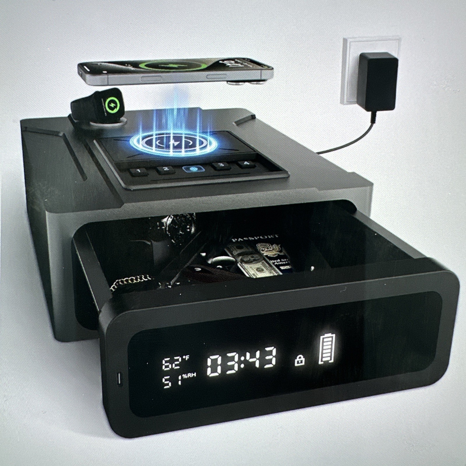 XDEER WX002 Biometric Smart Safe Quick Access Fingerprint
