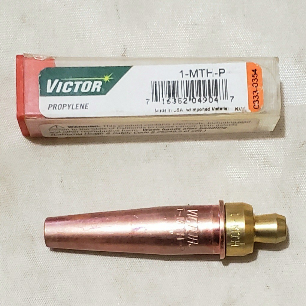 Victor 1-MTH-P Propylene MAPP Cutting Torch Tip 0333-0354 USA