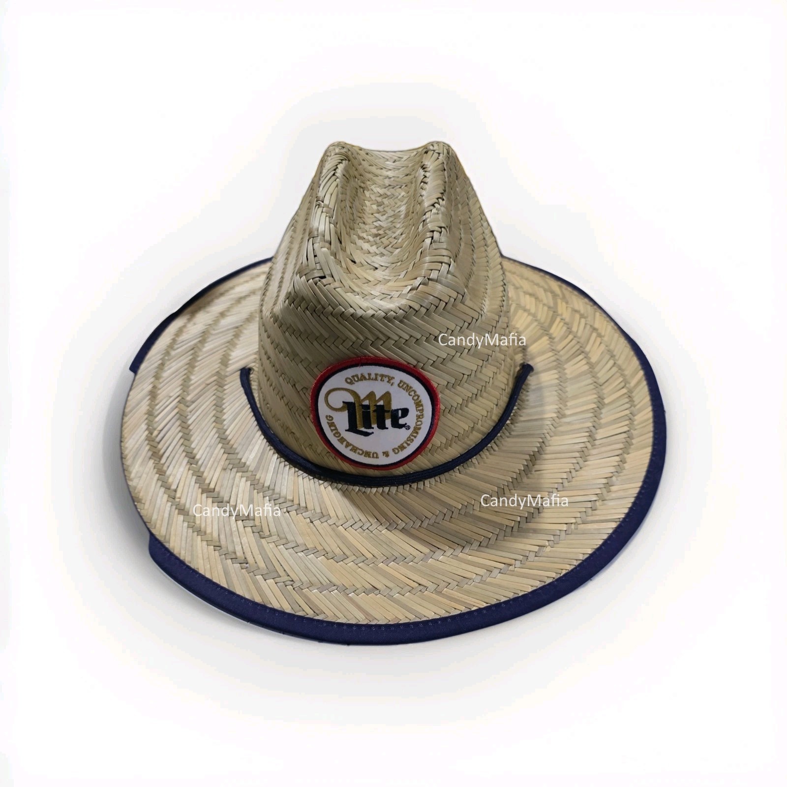 MILLER LITE Straw Cowboy Hat Original MILLER TIME Unisex NEW Lightweight Rate
