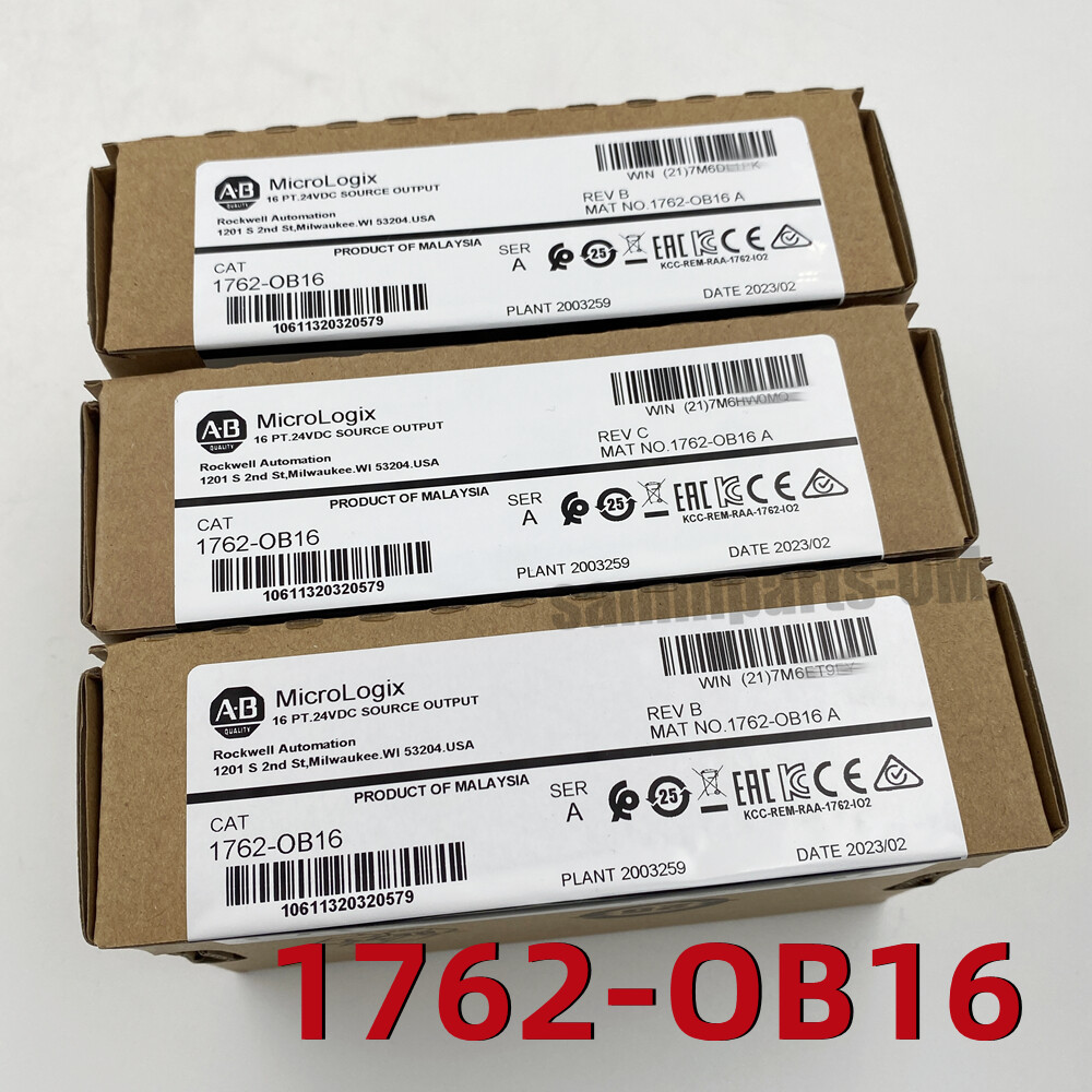 Allen-Bradley 1762-OB16 SER A 24VDC MicroLogix Output Module  New Factory Sealed