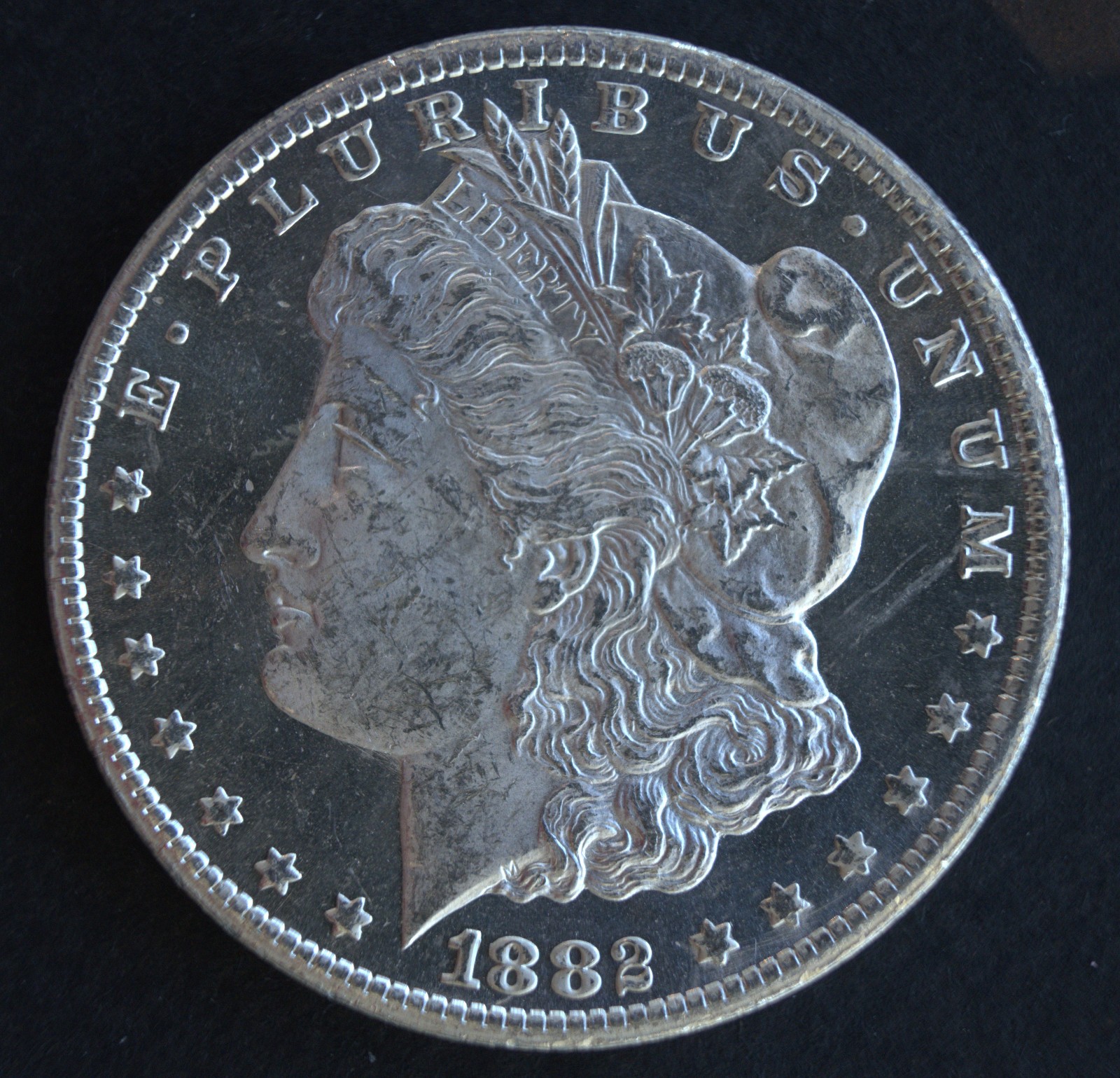 1882 CC Morgan Silver Dollar Strong Strike and Luster