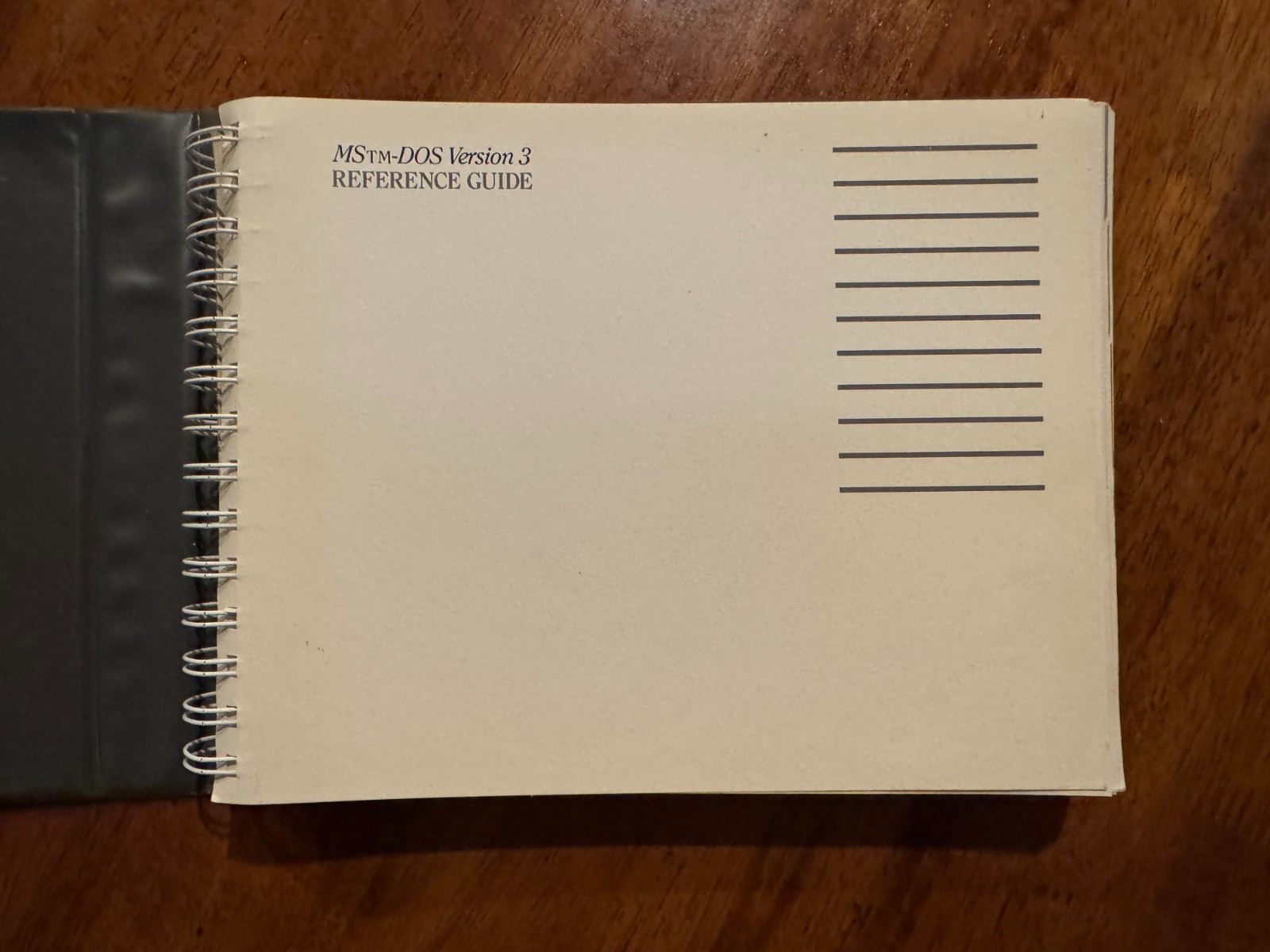 COMPAQ MS DOS VERSION 3 - REFERENCE GUIDE 1985