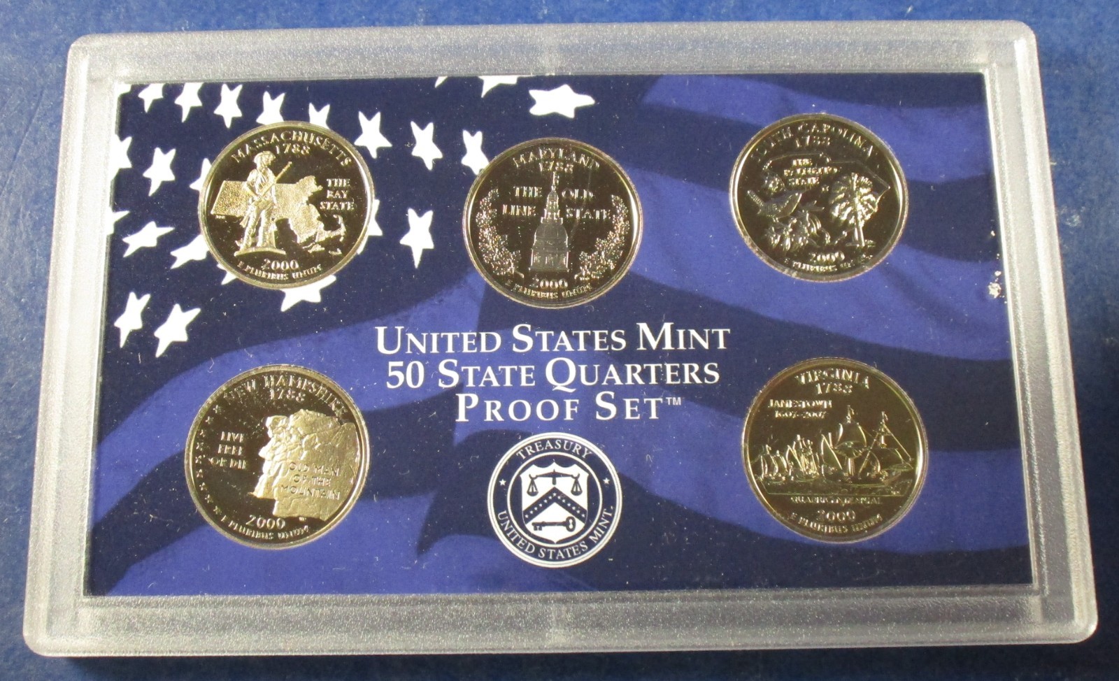 2000 Clad Proof Set w/ OGP - 10 Coins (03)