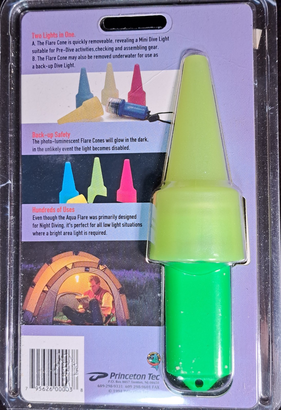 New Old Stock Princeton Tec Aqua Flare UNTESTED
