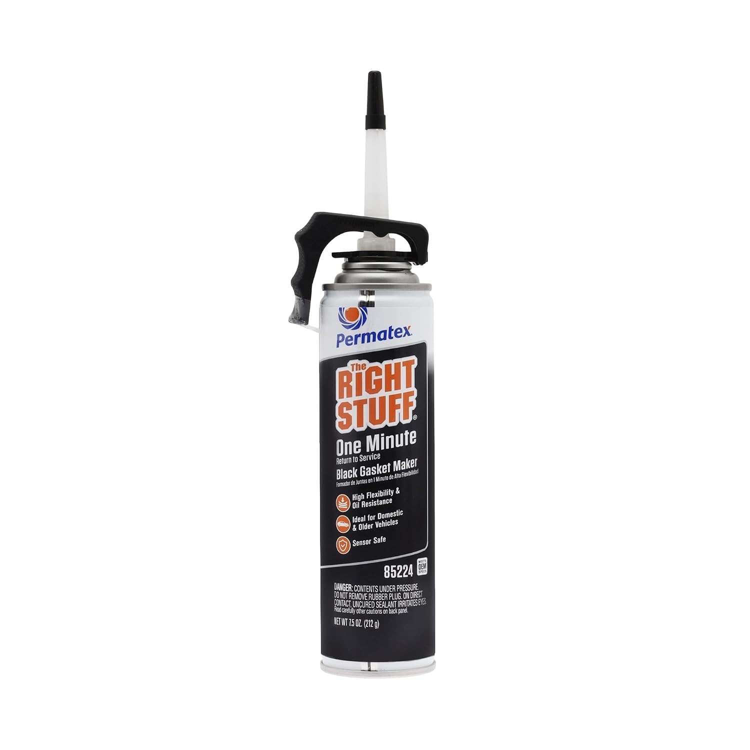 85224 The Right Stuff Gasket Maker, 7.5 oz. PowerBead Can,The Right Stuff 1 Min