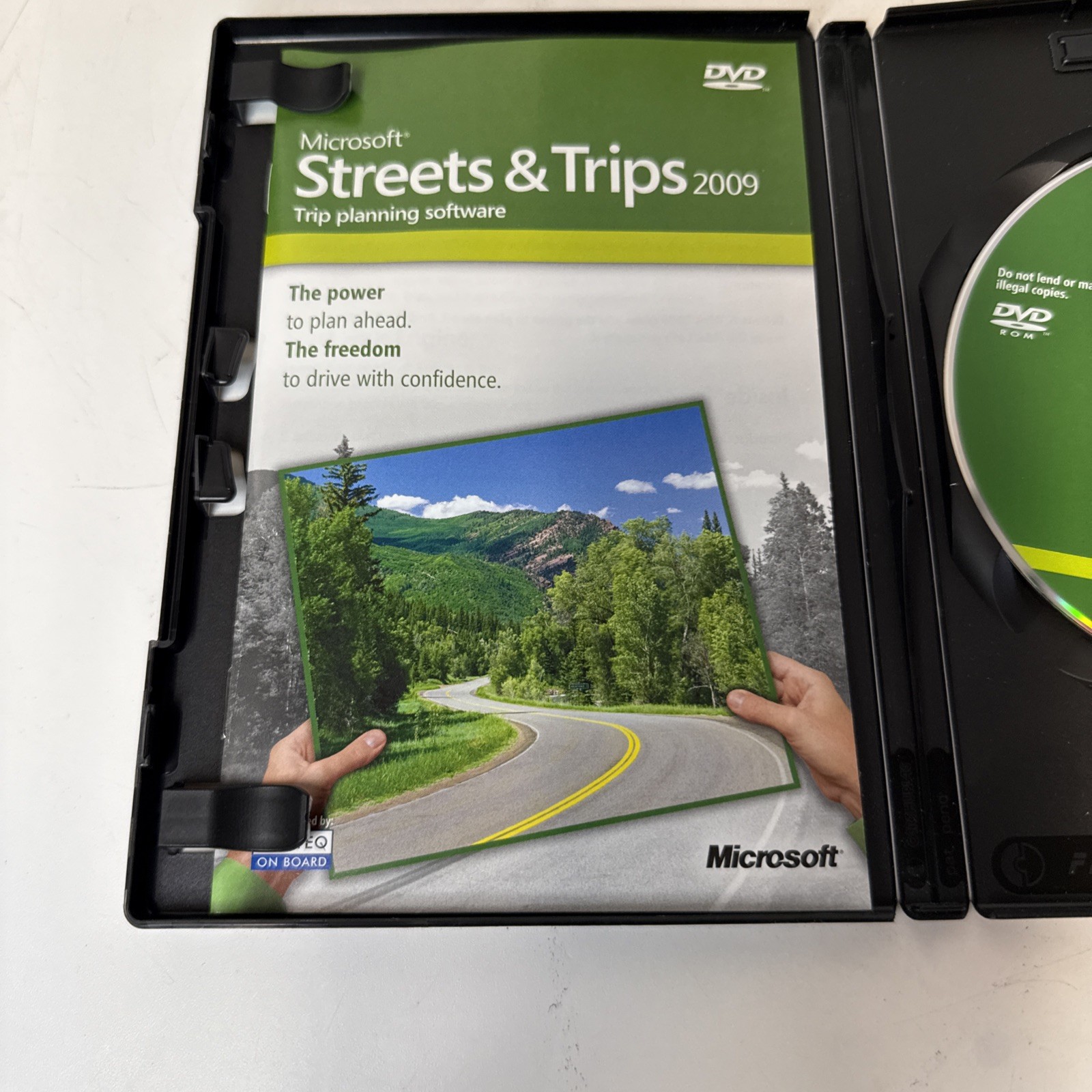 MS Streets & Trips 2009 Manual PC DVD Mapping Tool Software Microsoft