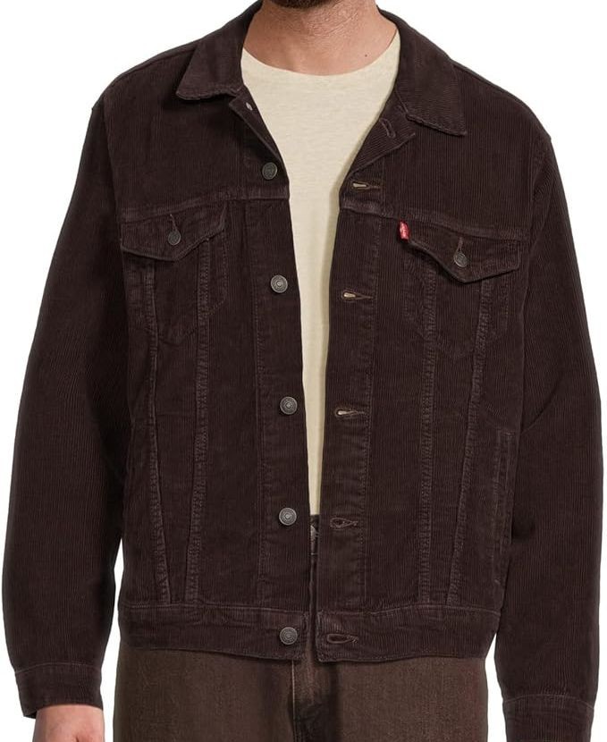 Levis Men's Denim Jacket Trucker, Black Coffee - sizes ,,,