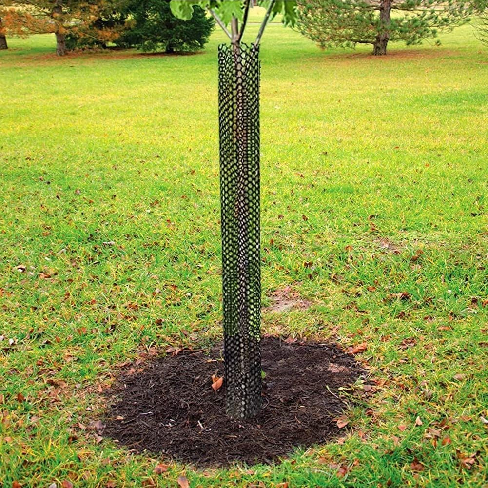 Mesh Tree Trunk Protectors, 6 Pack 40 Inches Tree Bark Protector Guard with Zip