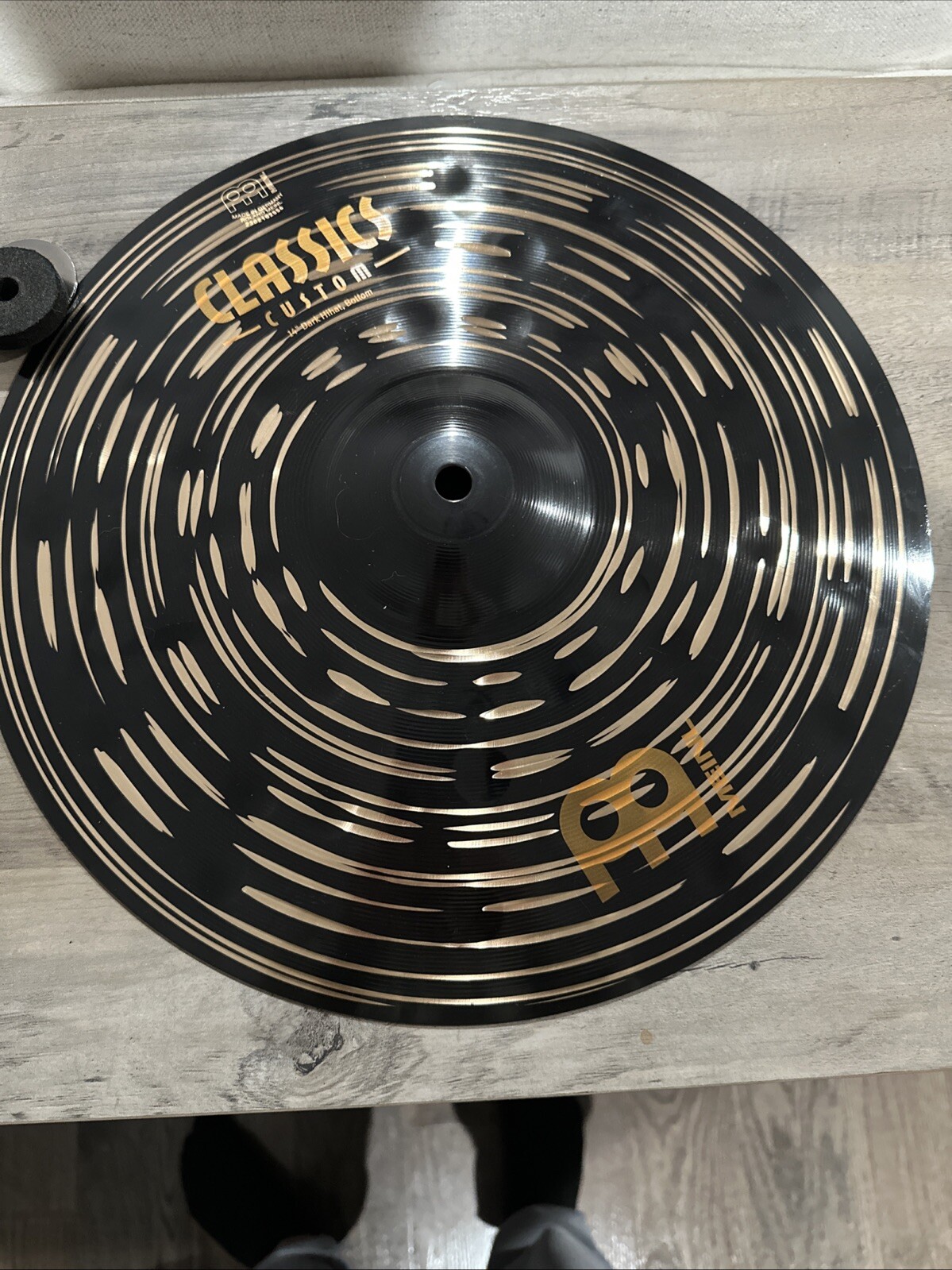 Meinl Classics Custom Dark 14-in Hi-hats