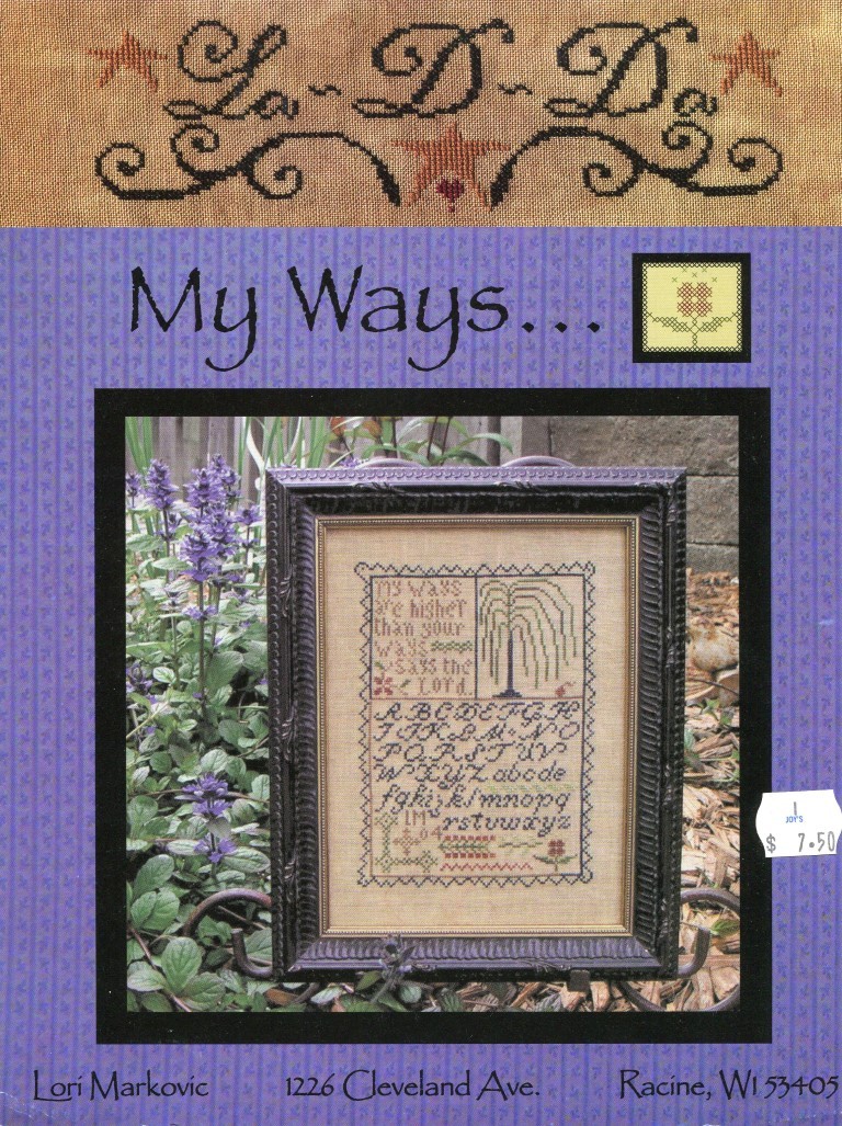 Cross Stitch Chart / Pattern ~ Lori Markovic - My Ways