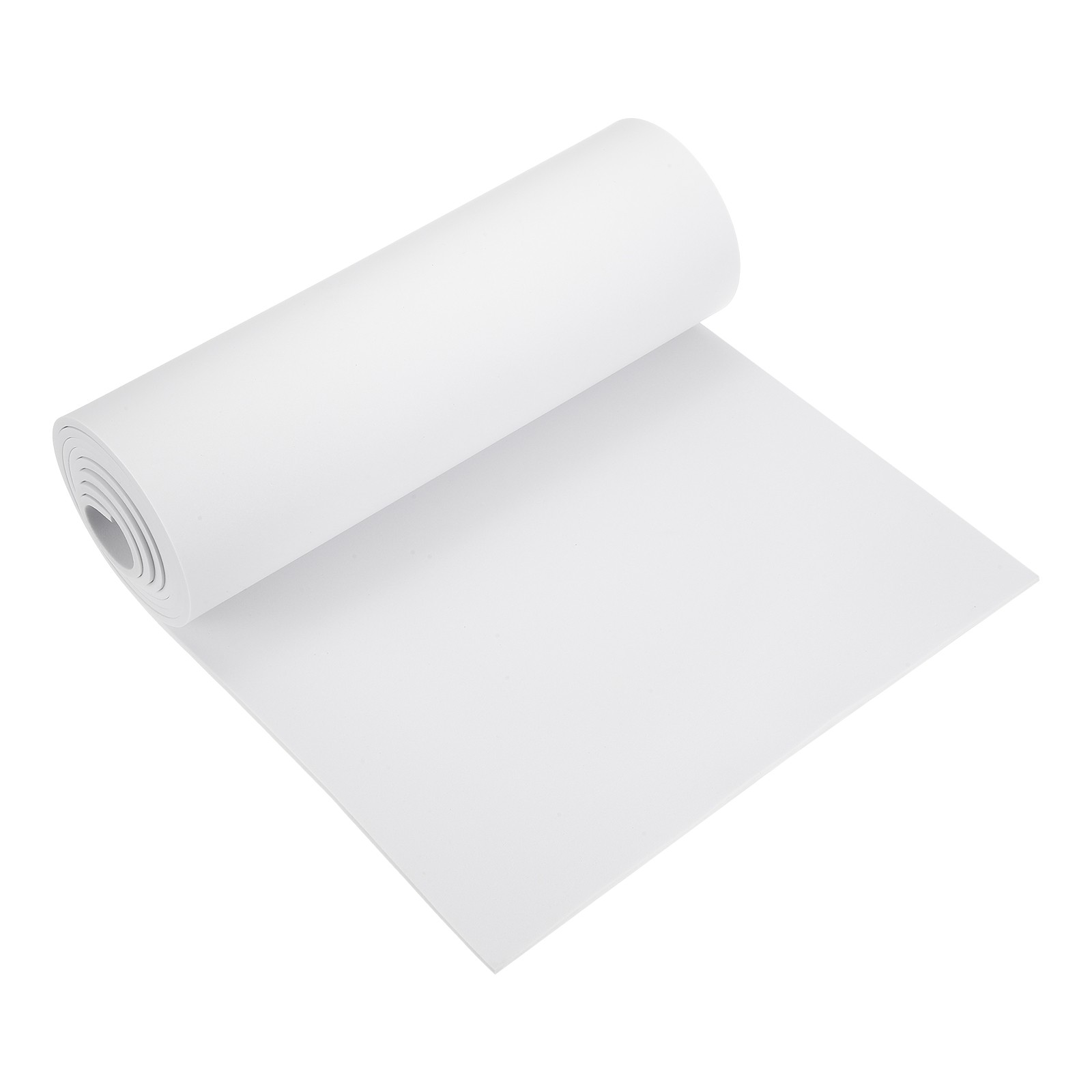 High Density EVA Foam Sheets 4mm Thick, 79x13" for Cosplay DIY, 1 Roll, White