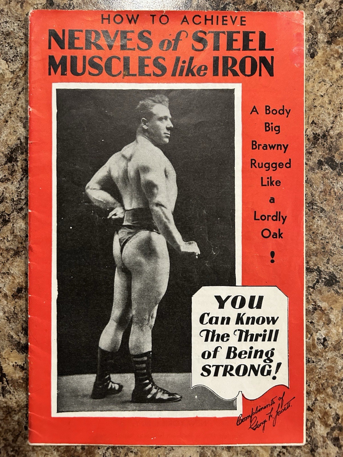 Jowett Institute Vintage 1930 NERVES of STEEL MUSCLES Like IRON 30 pg Weights