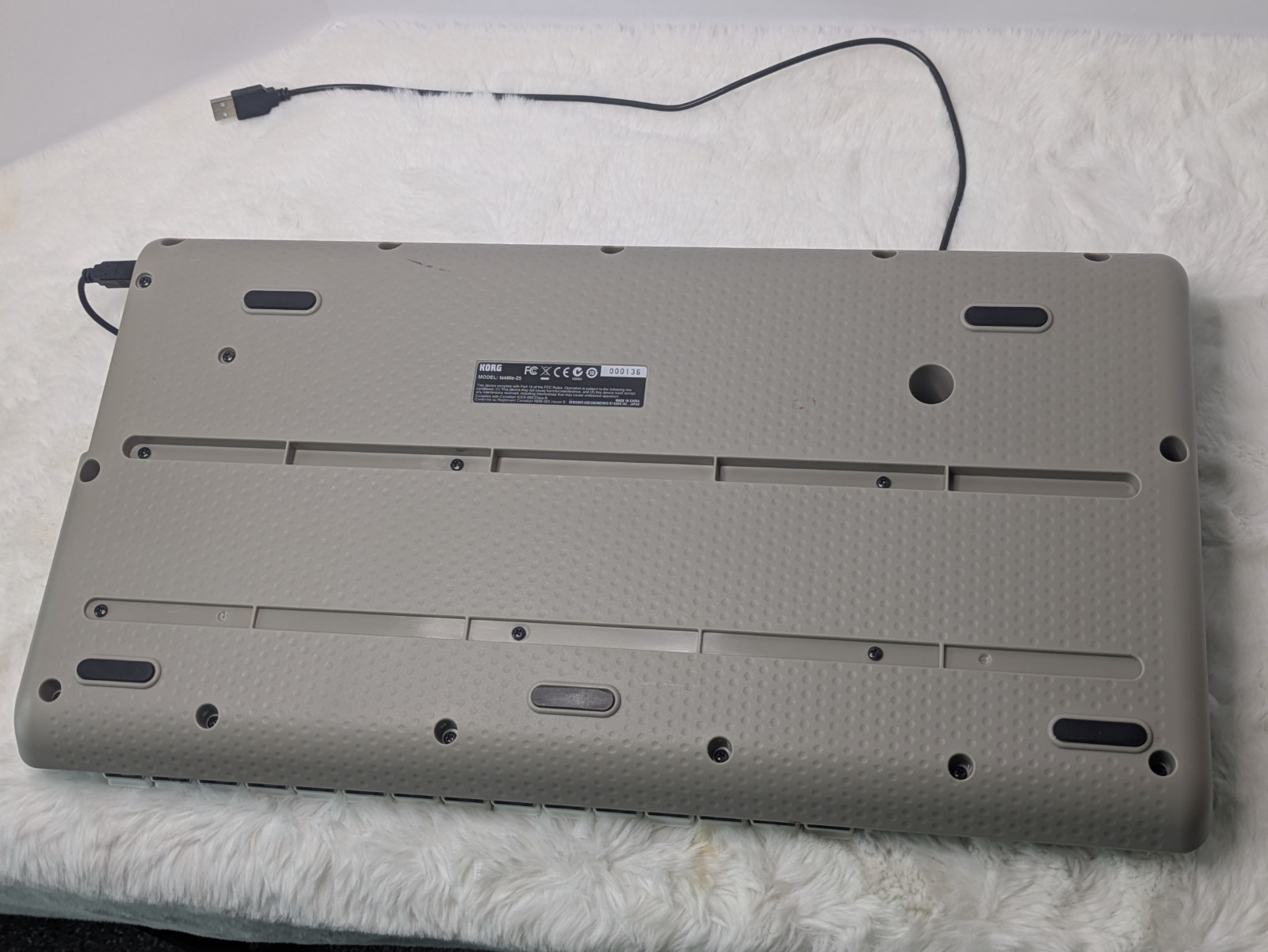 Korg taktile-25 USB MIDI Keyboard Controller 25-Key Touch Pad Tested Works