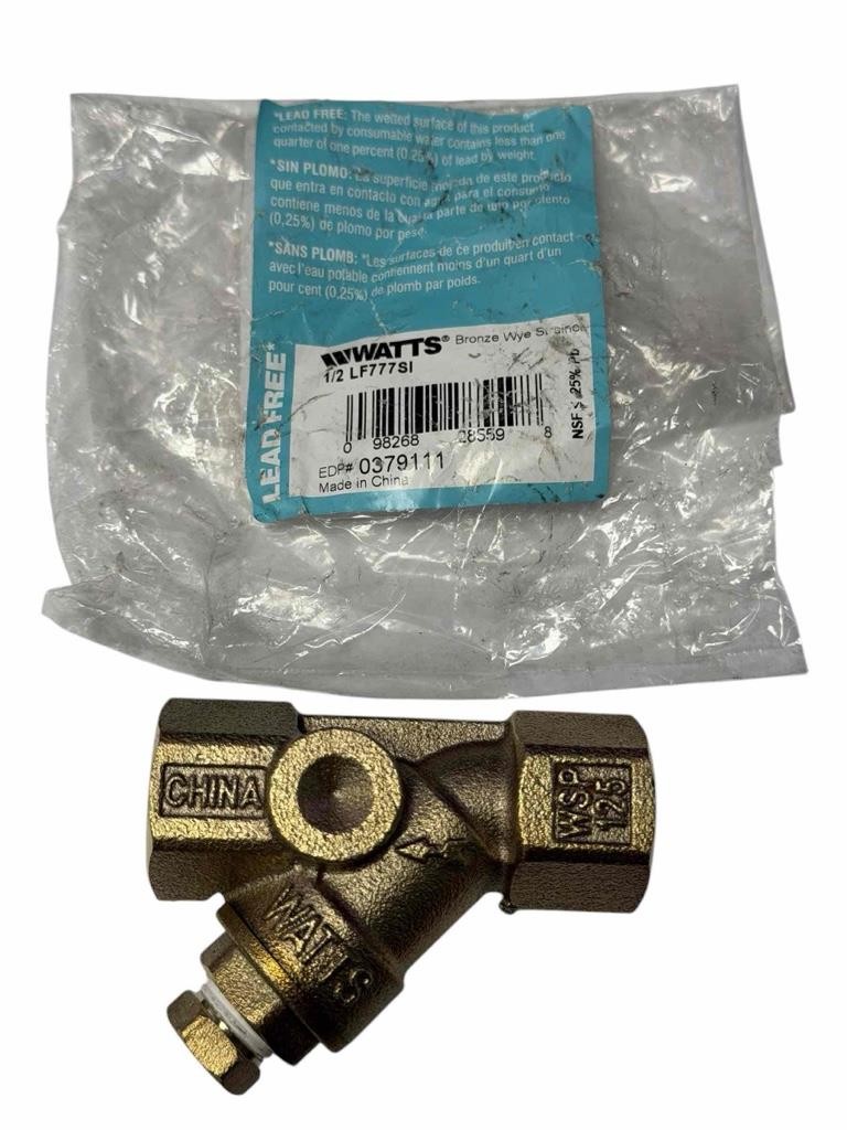 NEW Watts Bronze Wye Strainer 1/2 LF777SI 03791 Lead Free