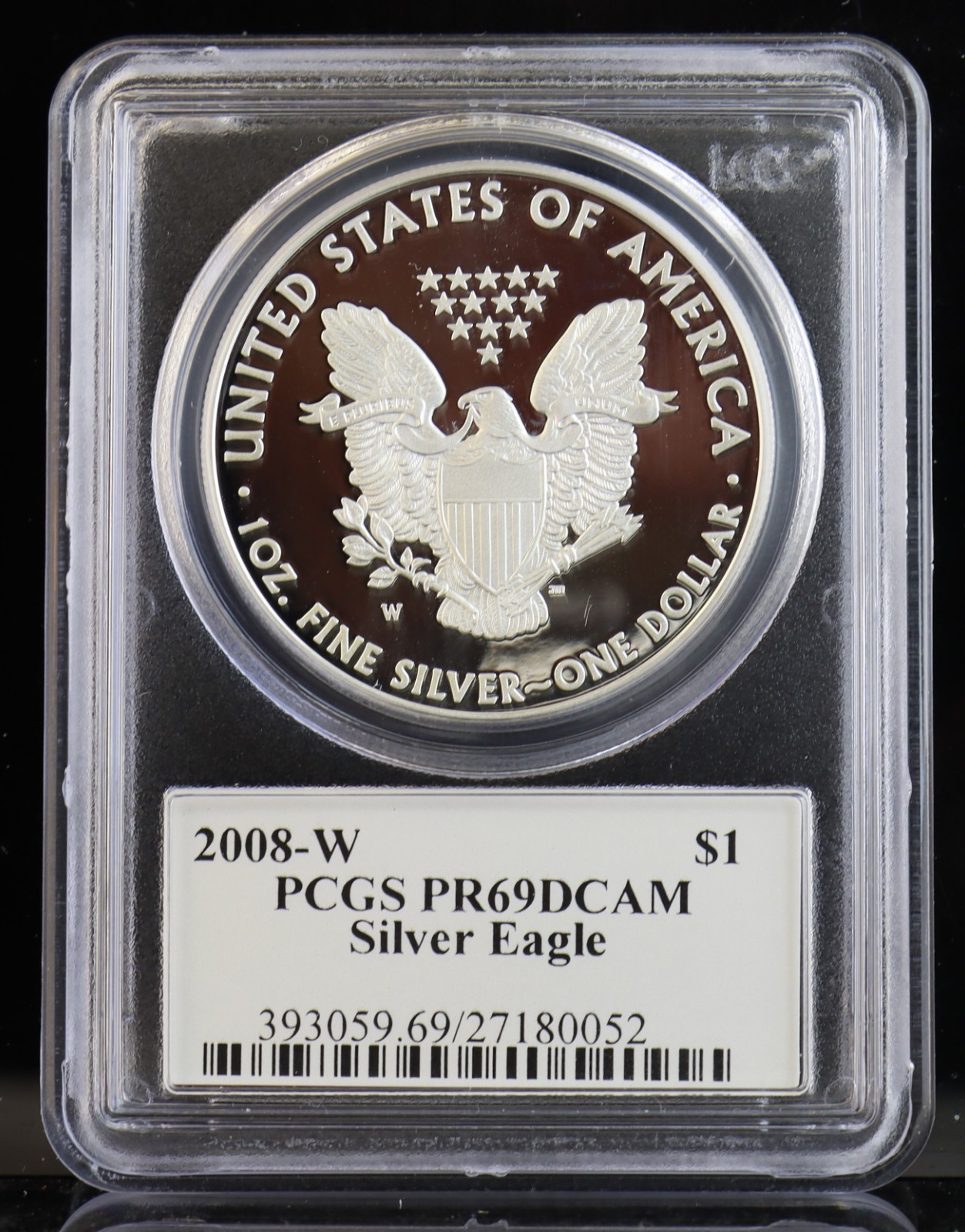 2008-W American Eagle PCGS PR69DCAM