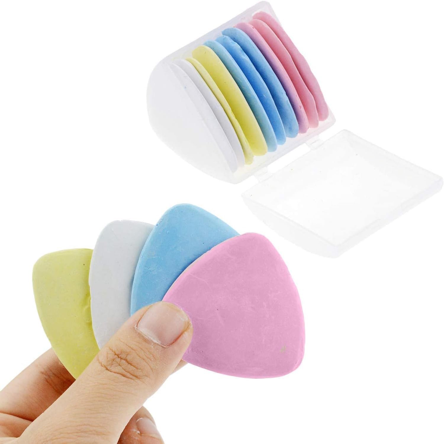 Triangle Tailor's Chalks for Temporary Fabric Markings (10 chalks)