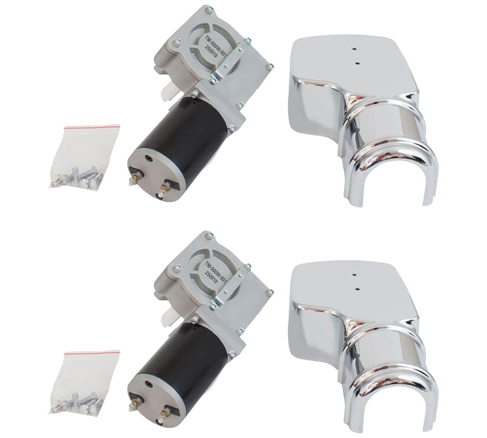 2PK 900W 90:1 Tarp Motor for Dump Truck Tarp System w/Cover 24VDC/22 AMPS/50 RPM