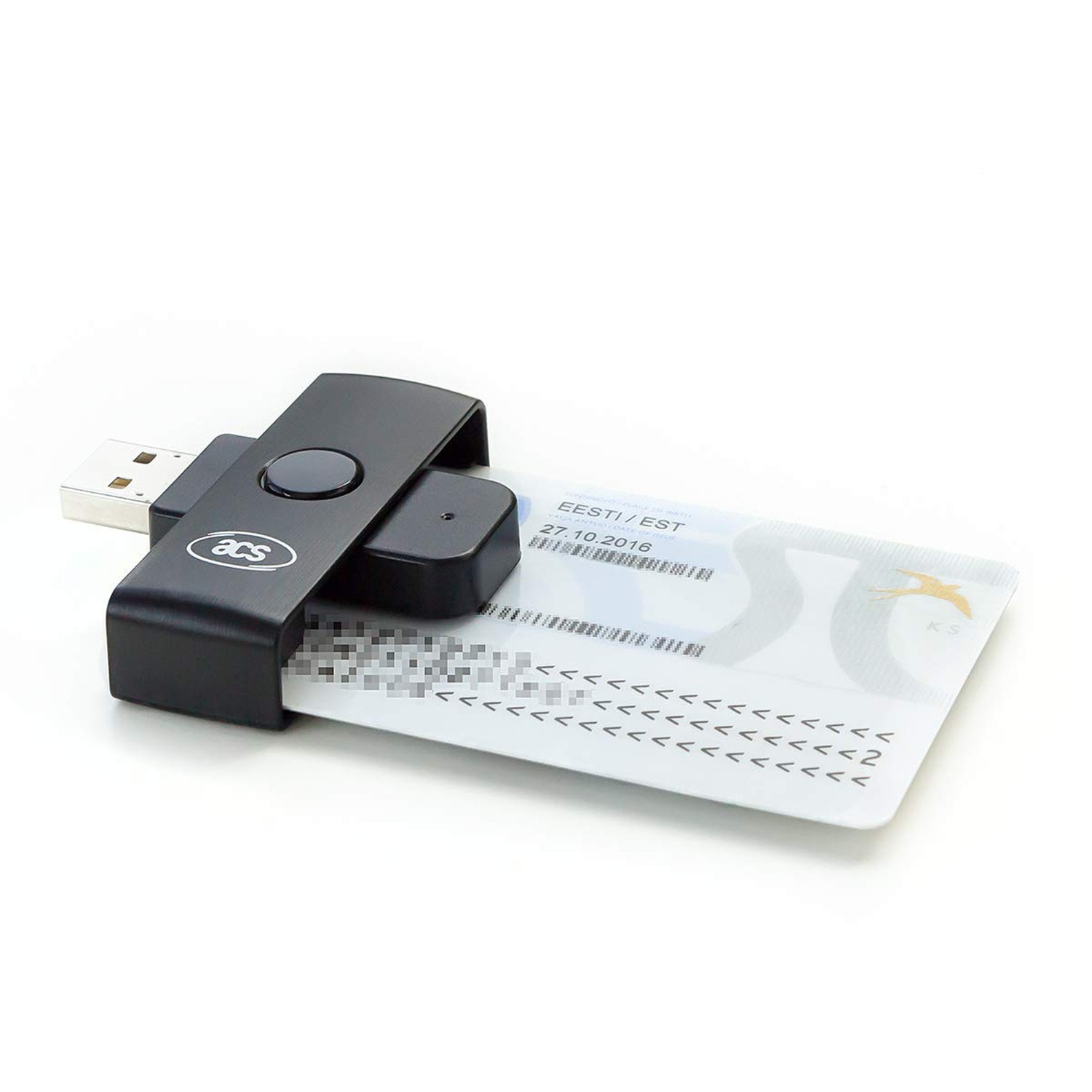 ACS ACR38U-N1 PocketMate USB Smart Card Reader and Writer for CNS CRS Digital...
