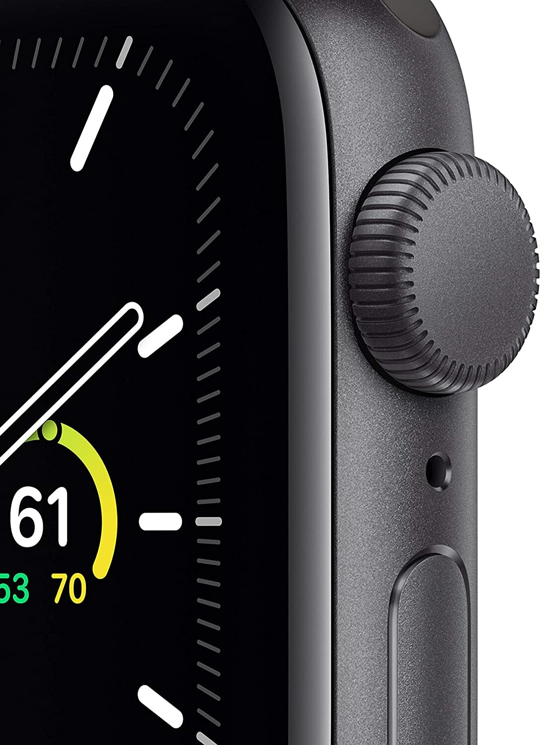Apple Smart Watch SE GPS 40 mm MYDP2LL/A Space Gray Alumin Case Black Sport Band