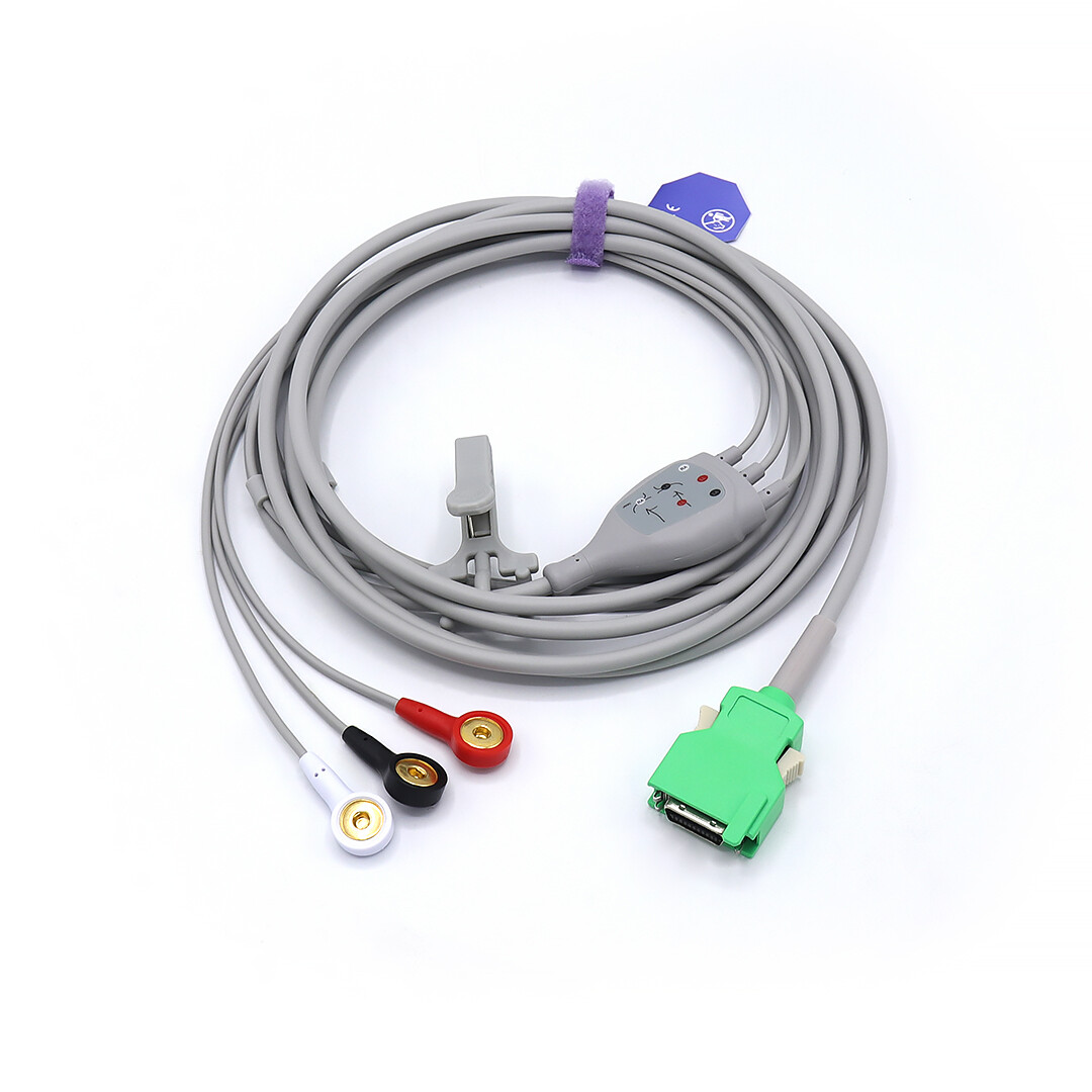 Nihon Kohden Life Scope Accesories Kit Bundle - ECG, SpO2, NIBP hose, Cuff