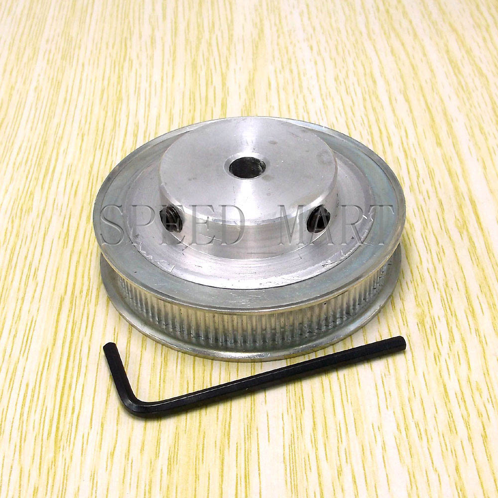 MXL Aluminum Timing Belt Pulley 100 Tooth 12mm Bore 0.08" Pitch Stepper Motor