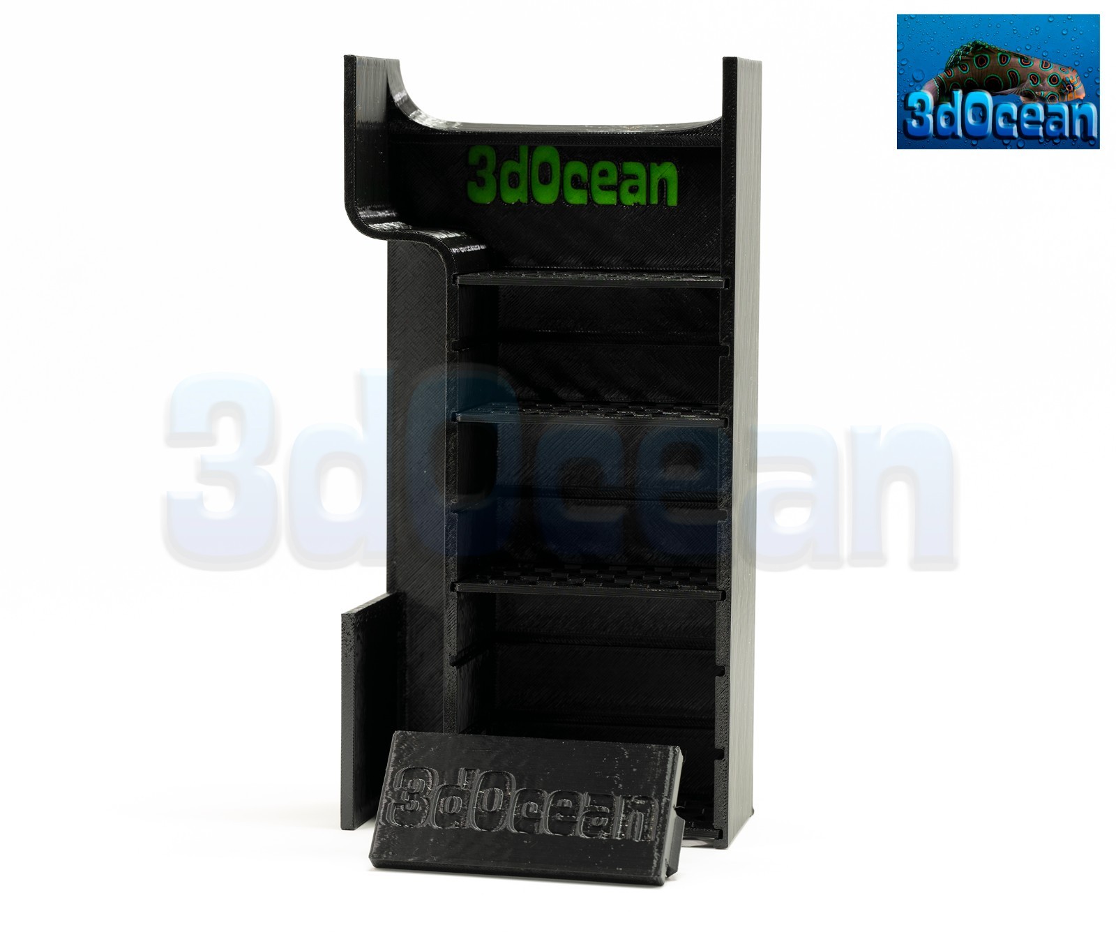 3d0cean Filter Basket Fits Fluval Flex 9gal 34l Aquarium Chamber 1 - 3d Printed