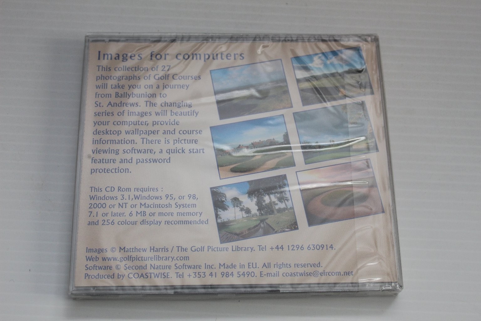 Celtic Golf Views Software for Windows Mac CD-ROM Screen Saver Wallpaper 2000