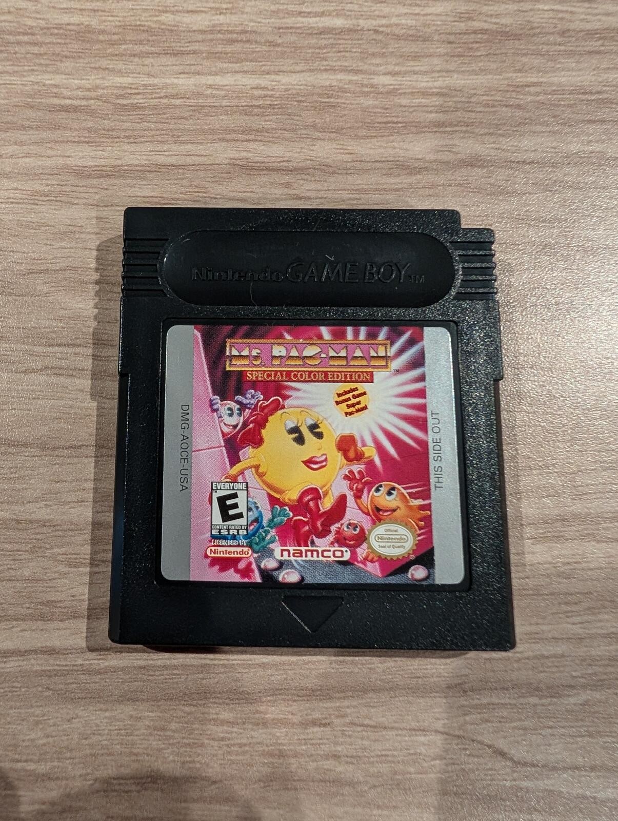 Ms. Pac-Man Special Color Edition Nintendo Game Boy Color GBC Cart Only Tested