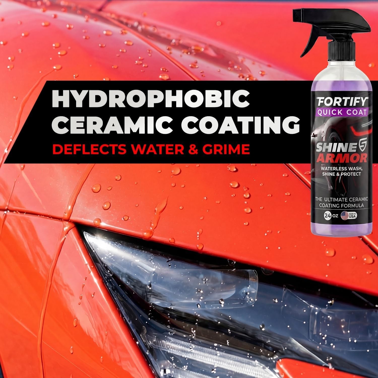 Ceramic Coating Spray - Clean, Glossy, Protected Paint in 15 Minutes Flat | 1...