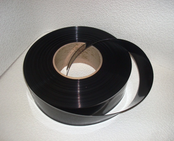 66mm x 4mil BLACK Layflat Heat Shrink PVC - 5ft, 10ft, 25ft - PVC Battery Wrap