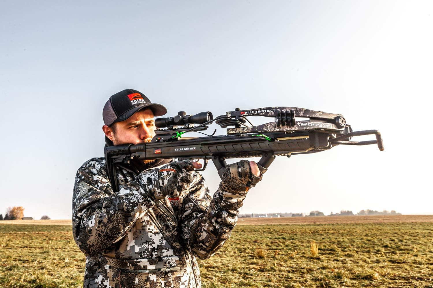 Boss 405 Crossbow Pro Package with 4X32 IR-W Scope, Rope Cocker, String Suppress