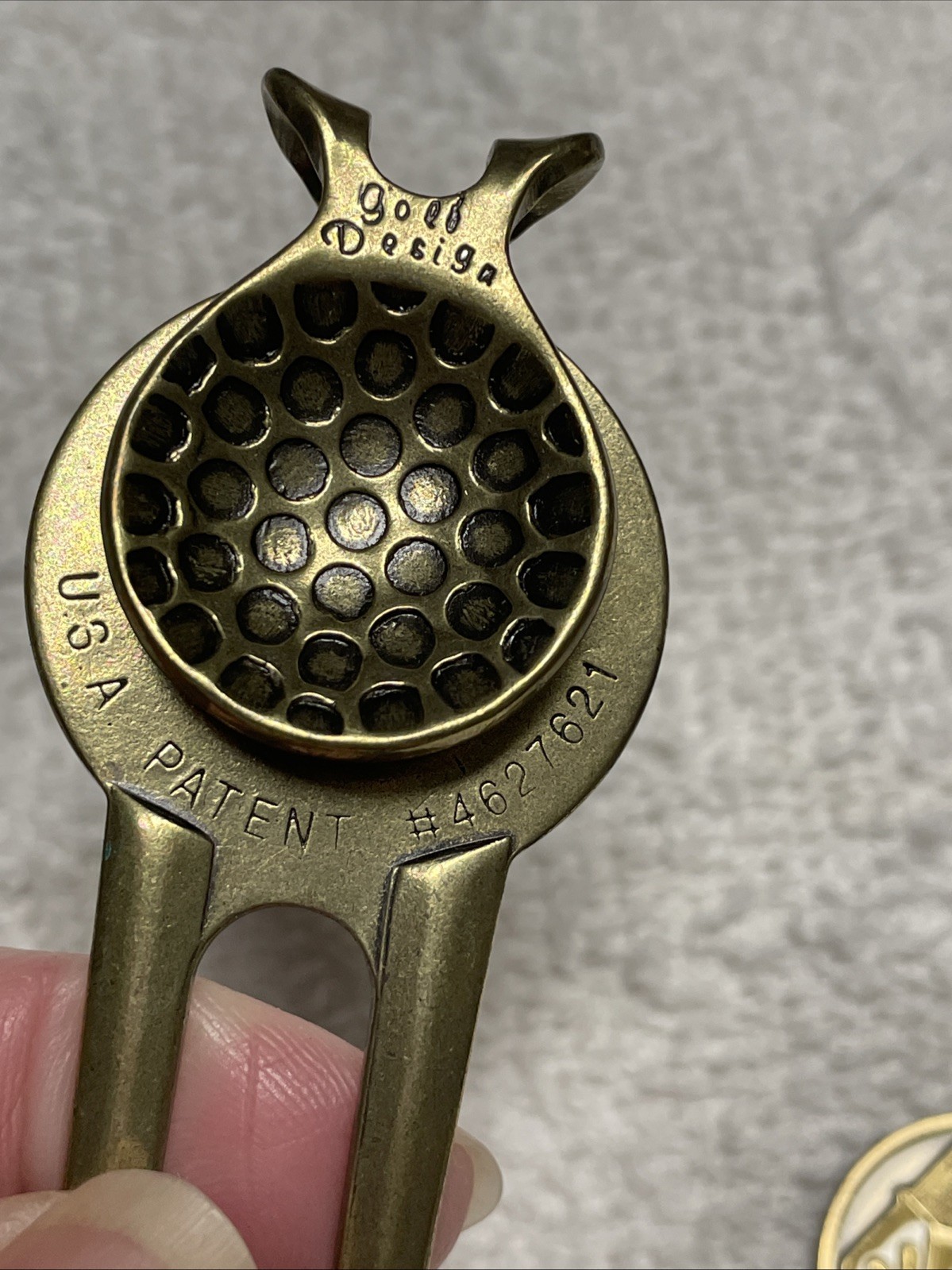 Divot Tool Golf Ball Marker Money Clip