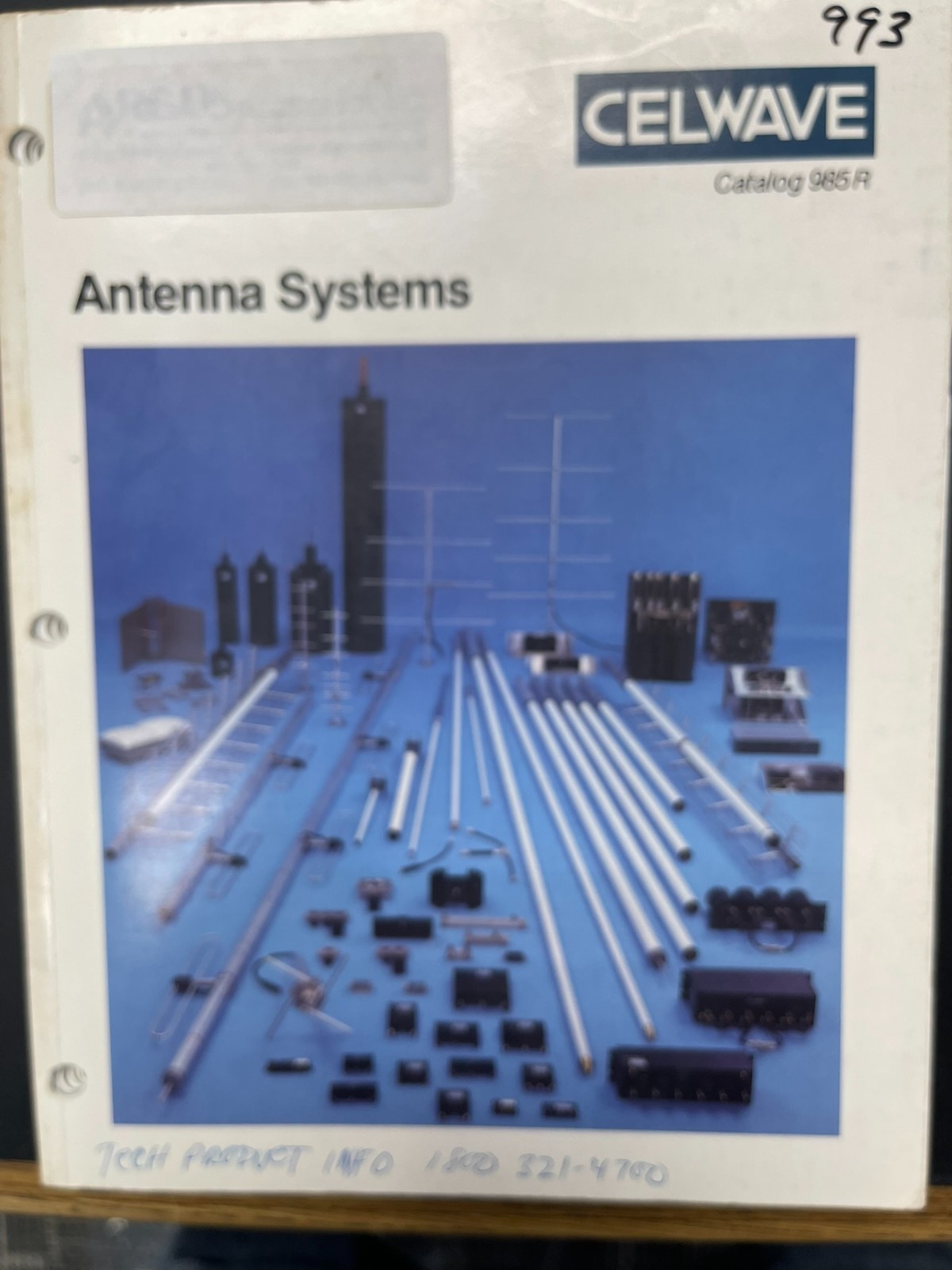 CELWAVE ANTENNA SYSTEMS CATALOG 1985