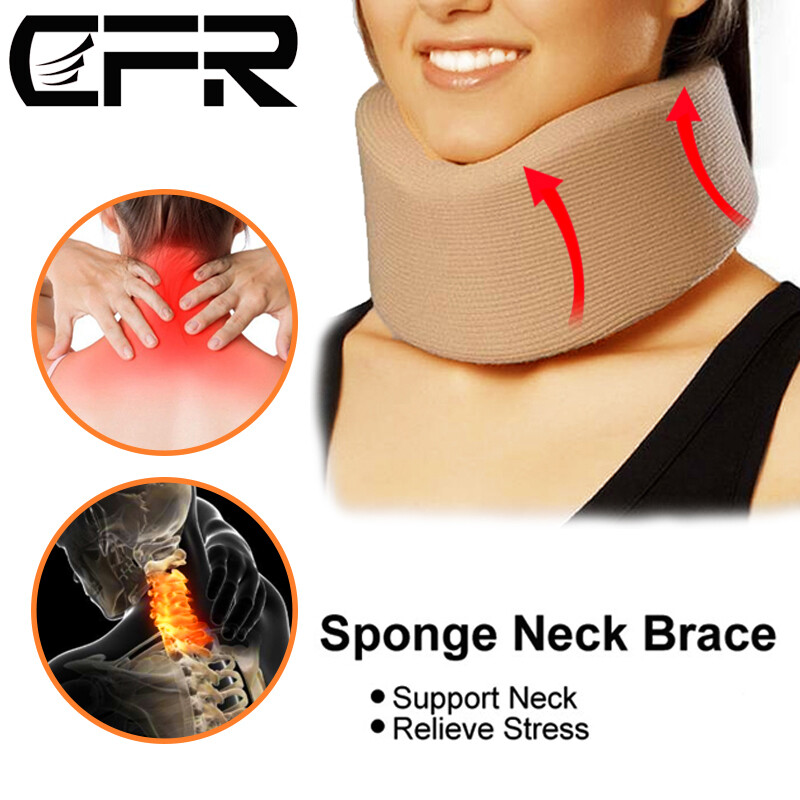 Neck Brace Support Adjustable Soft Foam Collar Cervical Arthritis Running Relief