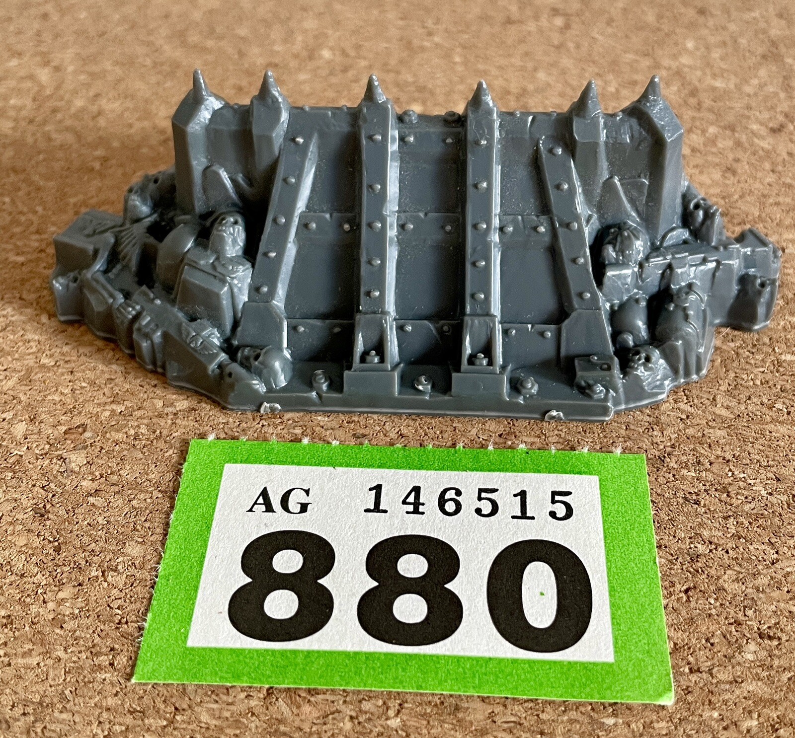 Warhammer 40k Aegis Defence Line x1 Wall Of Martyrs Back Edge Bits Terrain Gw