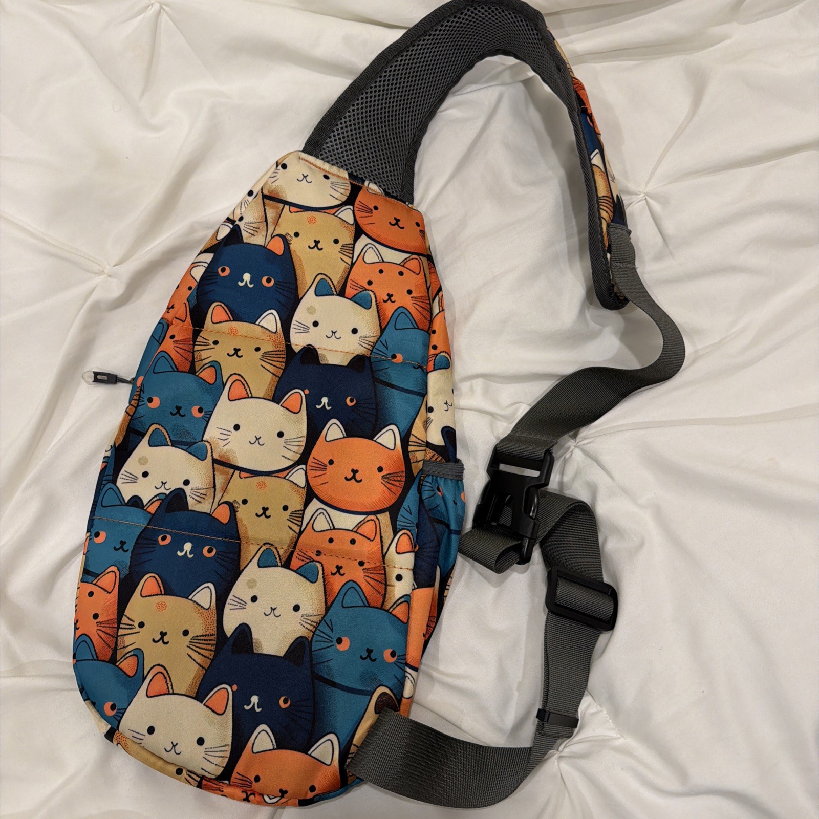 Cute Cats Sling Backpack Hiking Backpack Crossbody Bag Sports.
