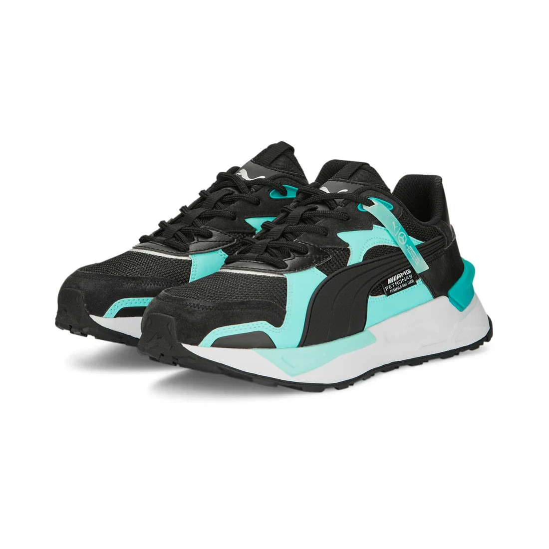 Authentic Puma Men's Mercedes MAPF1 Mirage Sport Asphalt Black Sneaker Lace Up