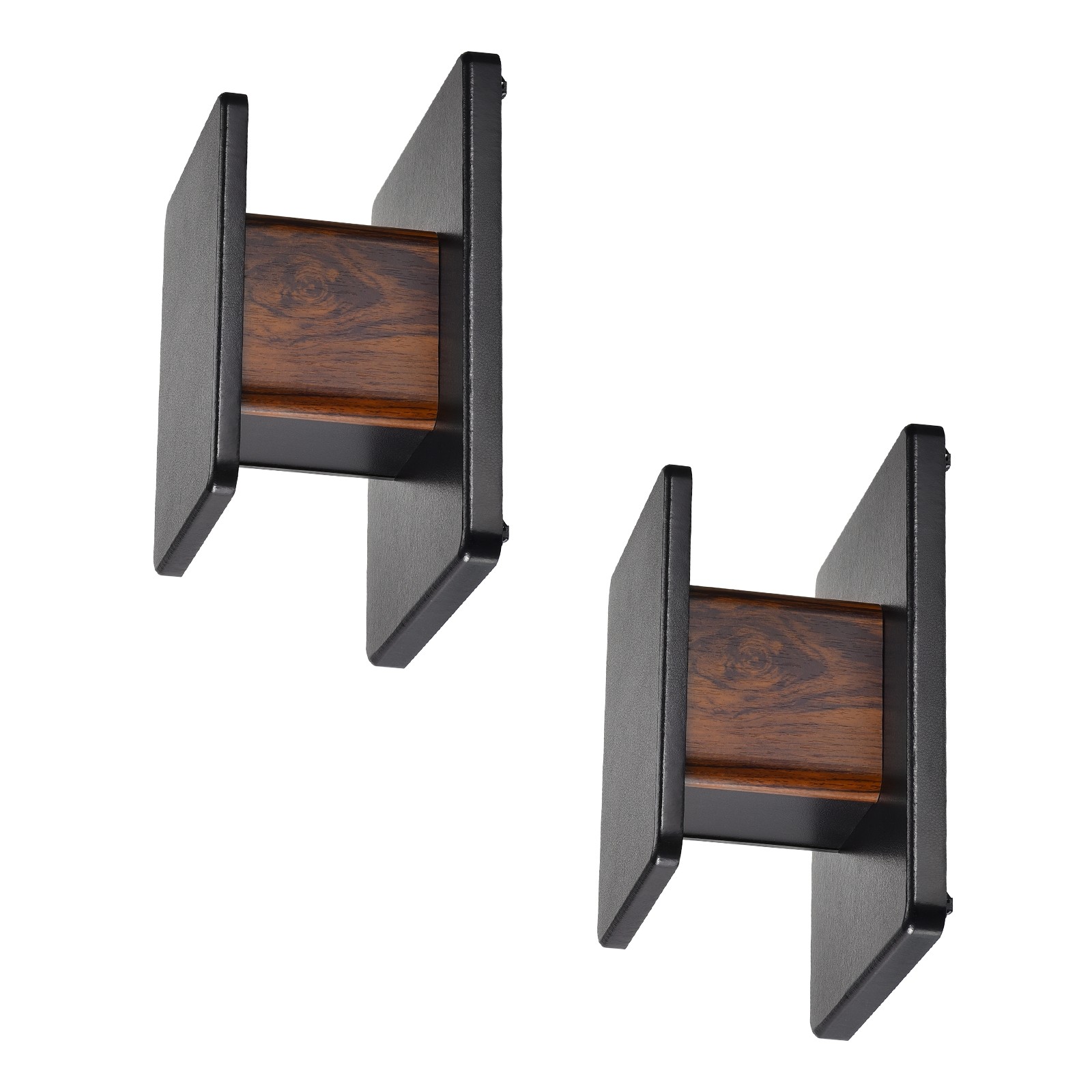 2Pcs Wood Speaker Stands 5.9 Inch (15cm) Speaker Hollowed Stands