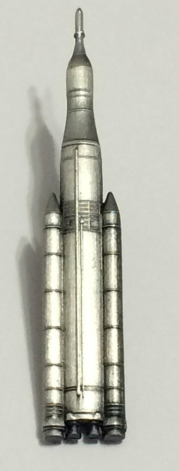 Antique Silver Nasa Space Launch System Sls Orion Rocket Pin by Winco