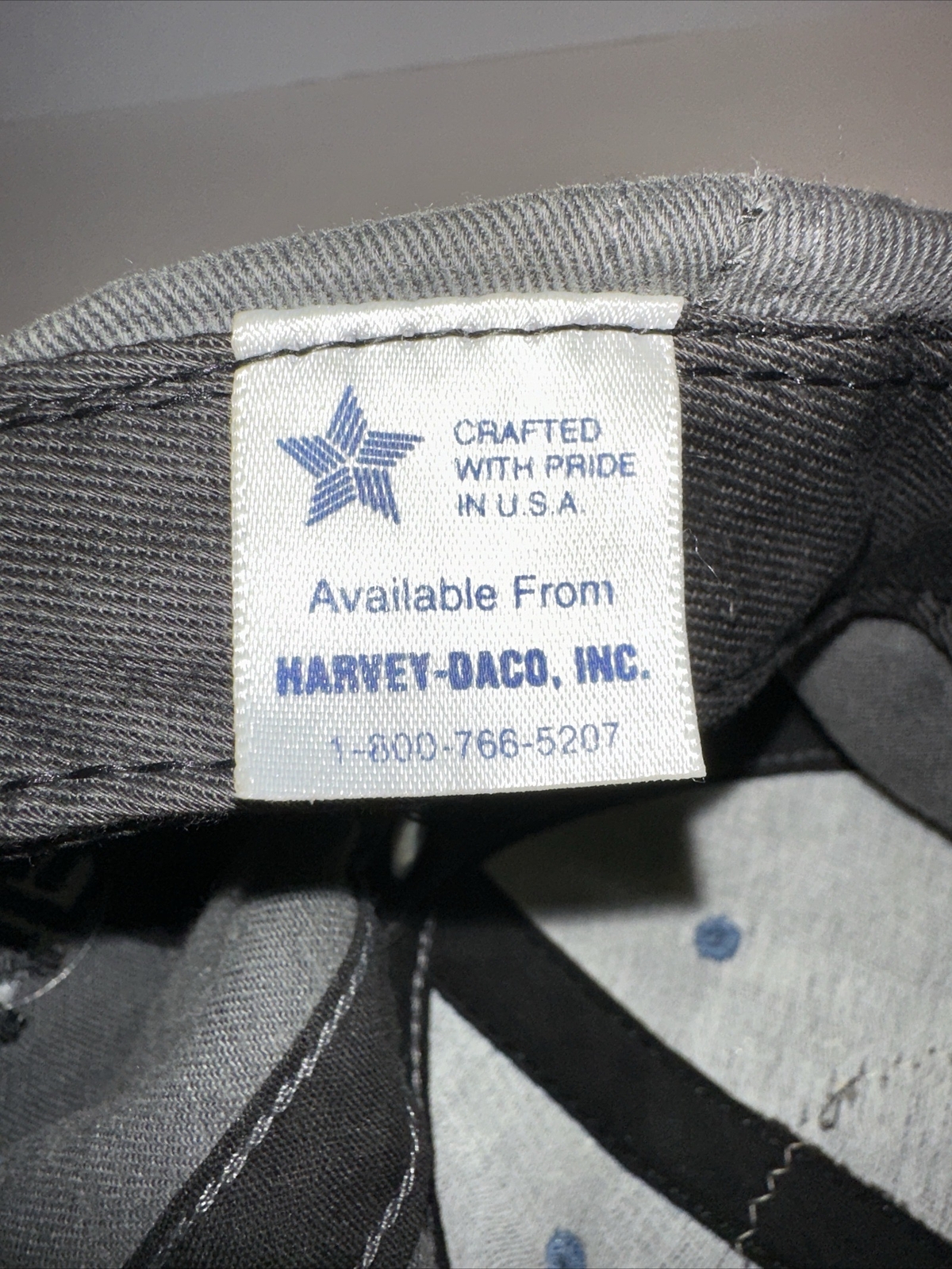 B.W.C.A. Minnesota Boundary Waters Hat Cap Blue Gray w Patch Strap Buckle