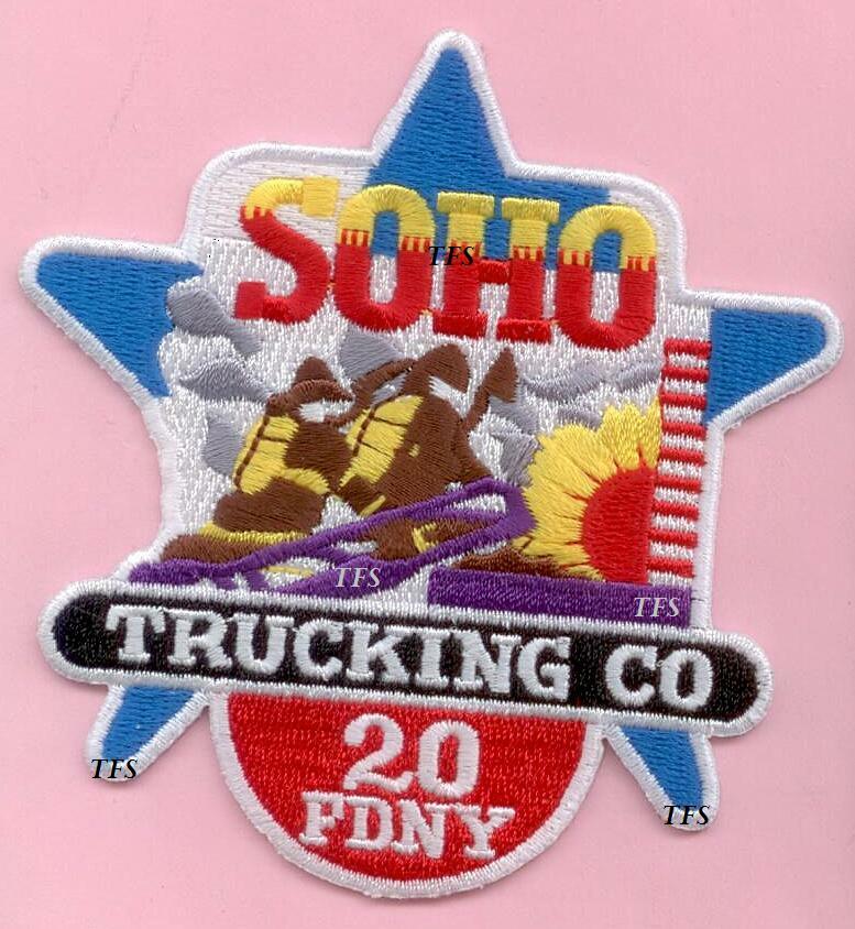 New York City Fire Dept Ladder 20 Patch SoHo South of Houston St