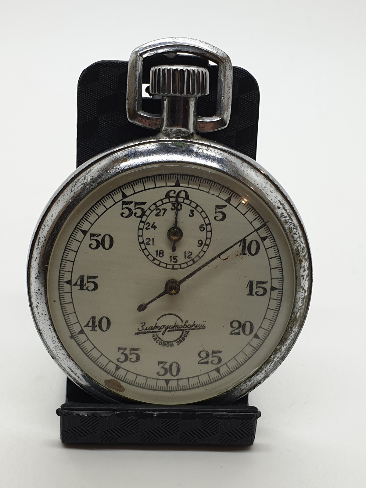 Zlatoust Vintage 1960s Soviet 1 button working stopwatch USSR chronograph