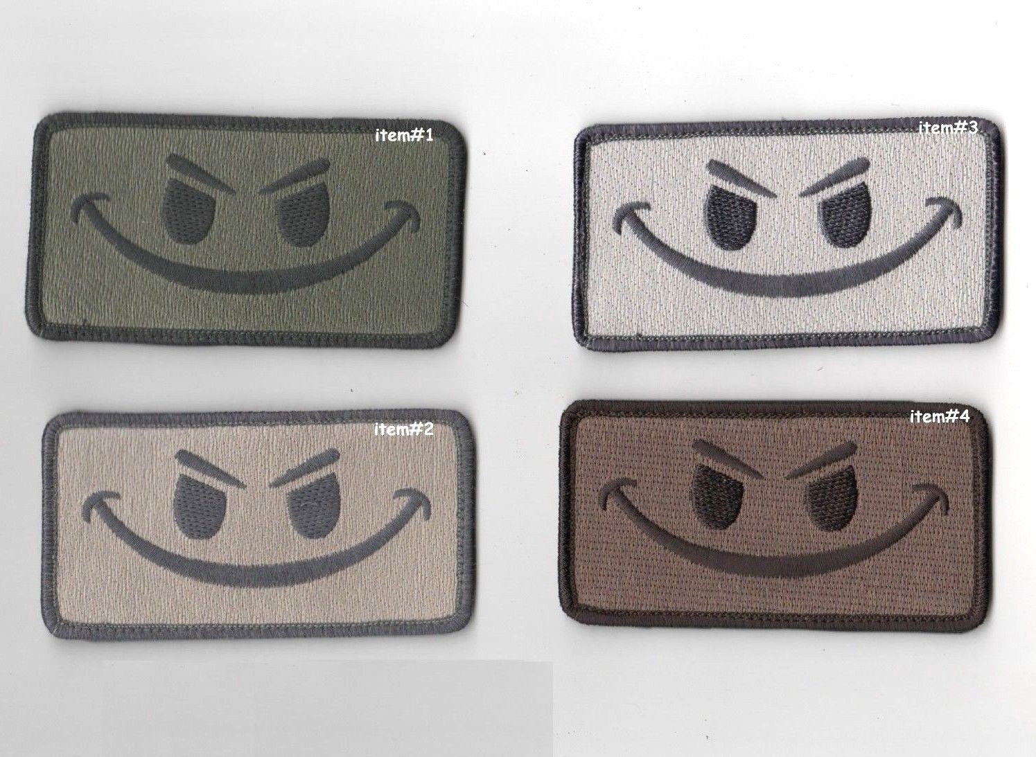 INHERENT RESOLVE US GREEN BERETS SP OPS burdock PATCH: Evil Grin your choice ONE