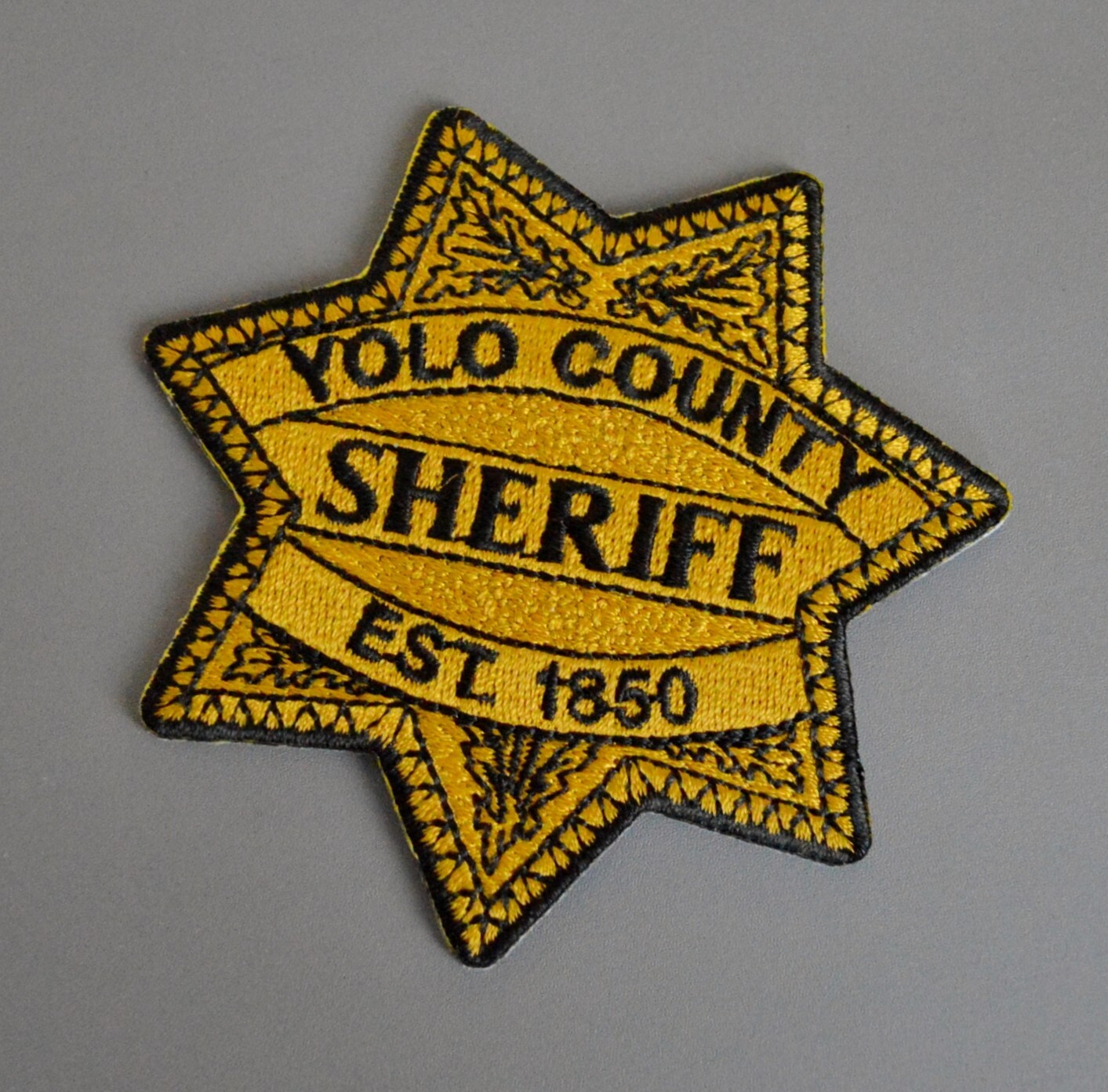 Yolo County California Sheriff Est. 1850 Patch ++ Mint CA